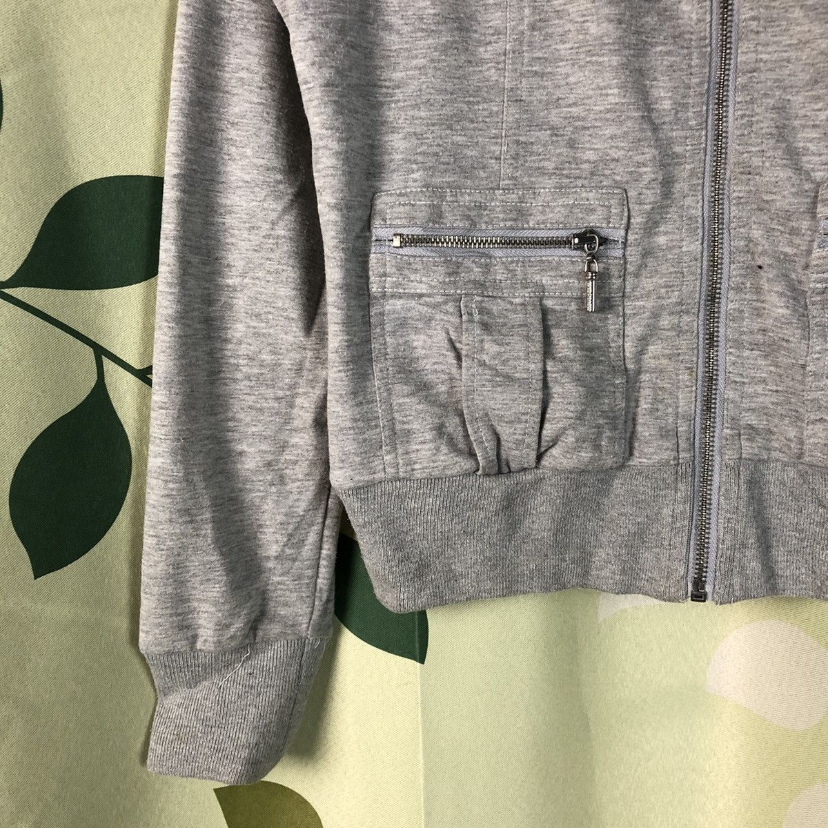 Japanese Brand Cecil Mcbee Grey multipocket jacket sweater #7419 Size M / US 6-8 / IT 42-44 - 7 Thumbnail