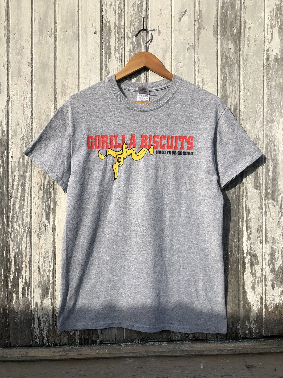 Band Tees × Vintage Vintage Y2K Gorilla Biscuits Hold Your Ground Tshirt Size US M / EU 48-50 / 2 - 7 Thumbnail