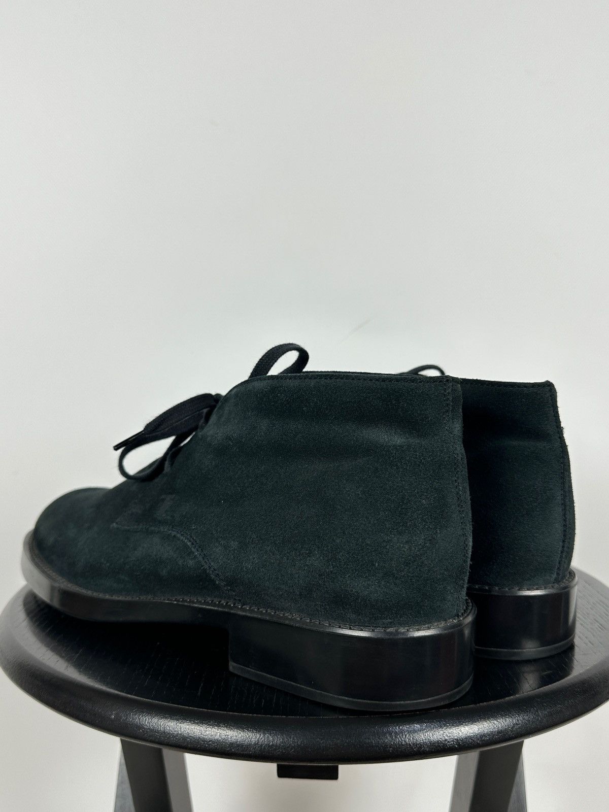 Tod's Tod’s Blue Suede Ankle Desert Lace Up Boots Size US 9.5 / EU 42-43 - 6 Thumbnail