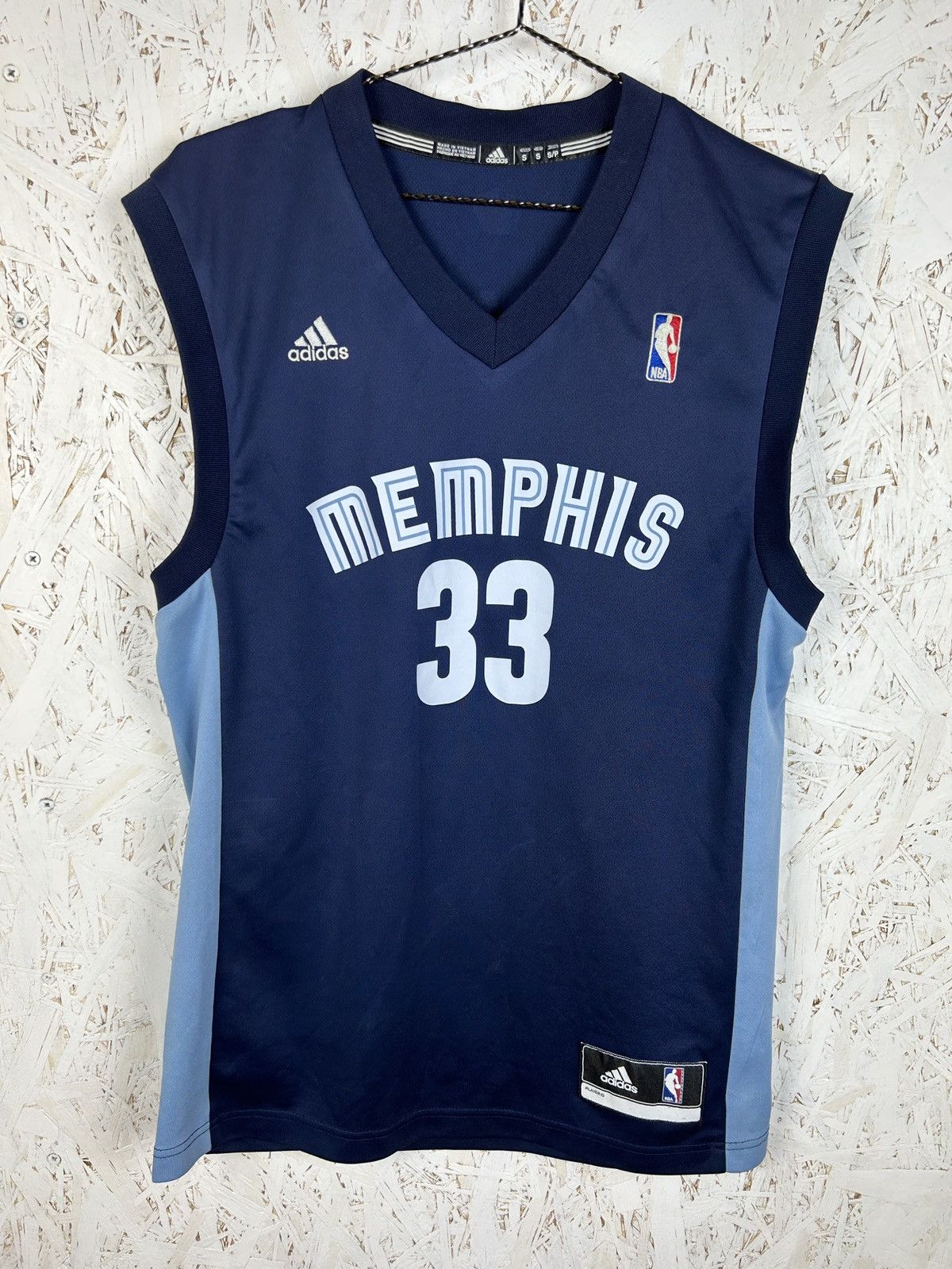 Adidas Adidas NBA Memphis Grizzlies #33 Marc Gasol Away Jersey S Size US S / EU 44-46 / 1 - 1 Thumbnail