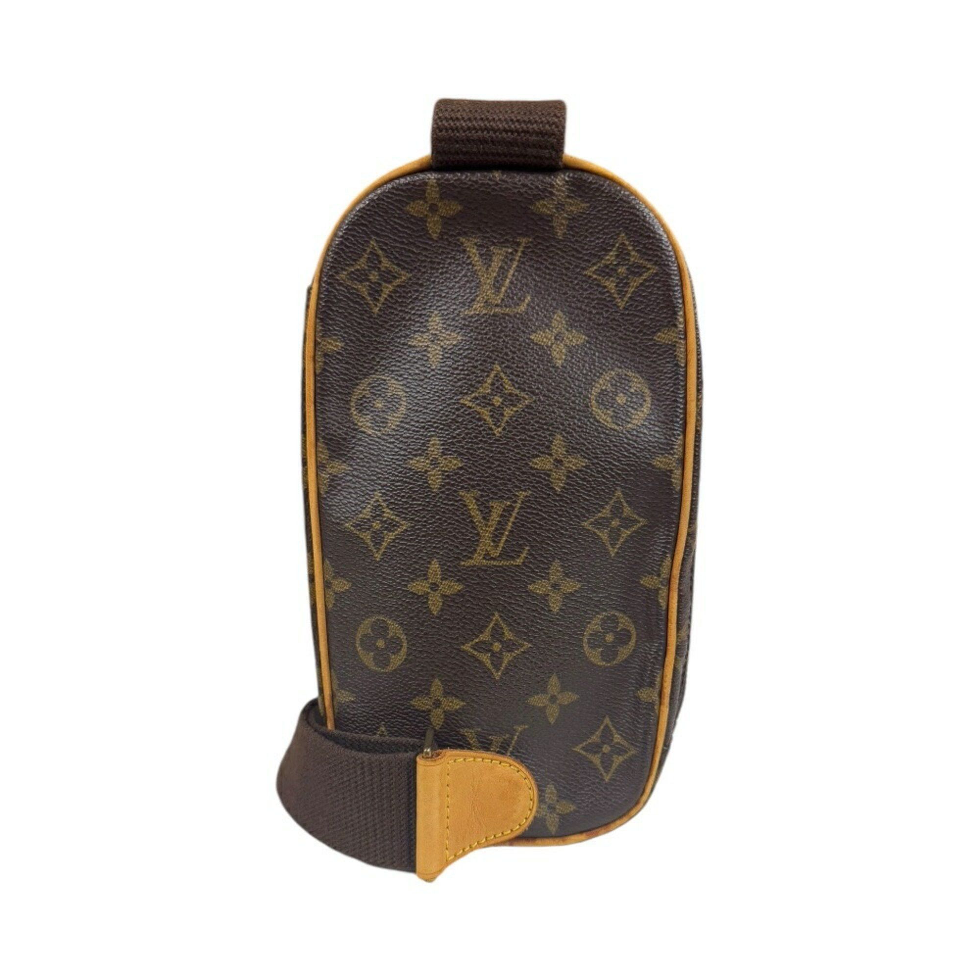 Louis Vuitton Louis Vuitton Pochette Ganjou Monogram Body Bag Canvas M51870 Brown Men's LOUIS VUITTON Size ONE SIZE - 1 Thumbnail