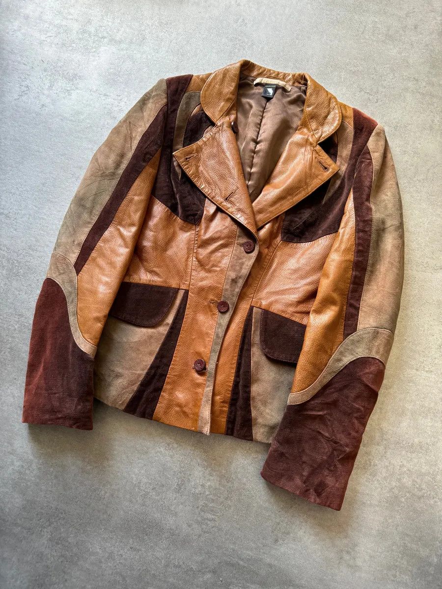 Roberto Cavalli 2000s Roberto Cavalli Imperial Brown Suede Leather Jacket Size M / US 6-8 / IT 42-44 - 9 Thumbnail