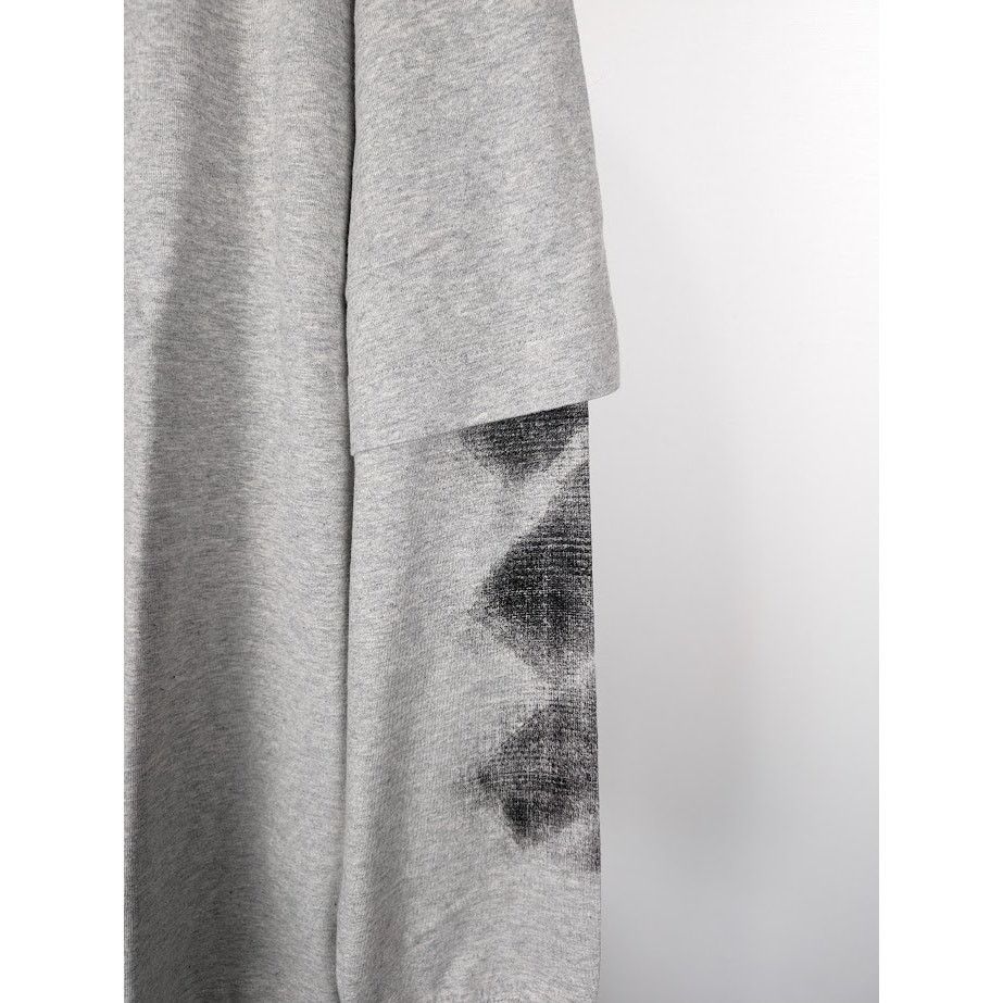 Off-White o1rshd1 Q:2 / DUP /Jumbo Arrow Double L/S Tee Shirt in Grey Size US XL / EU 56 / 4 - 8 Thumbnail