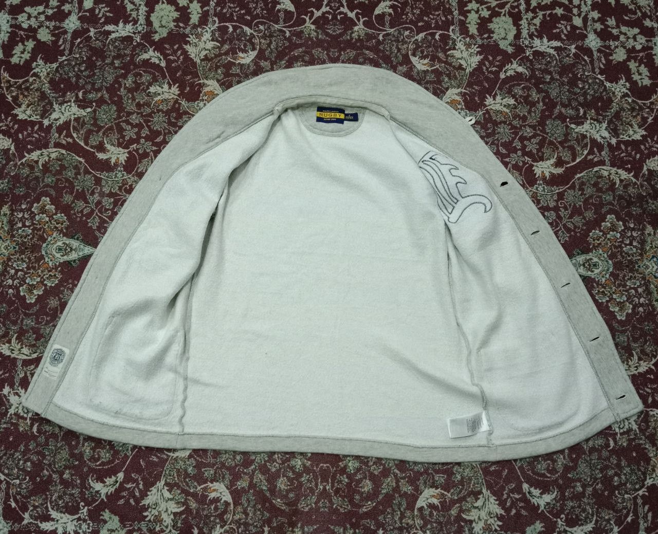 Ralph Lauren × Rugby Ralph Lauren × Vintage Vintage Ralph Lauren Rugby Shawl Collar Cardigan Size US S / EU 44-46 / 1 - 11 Thumbnail