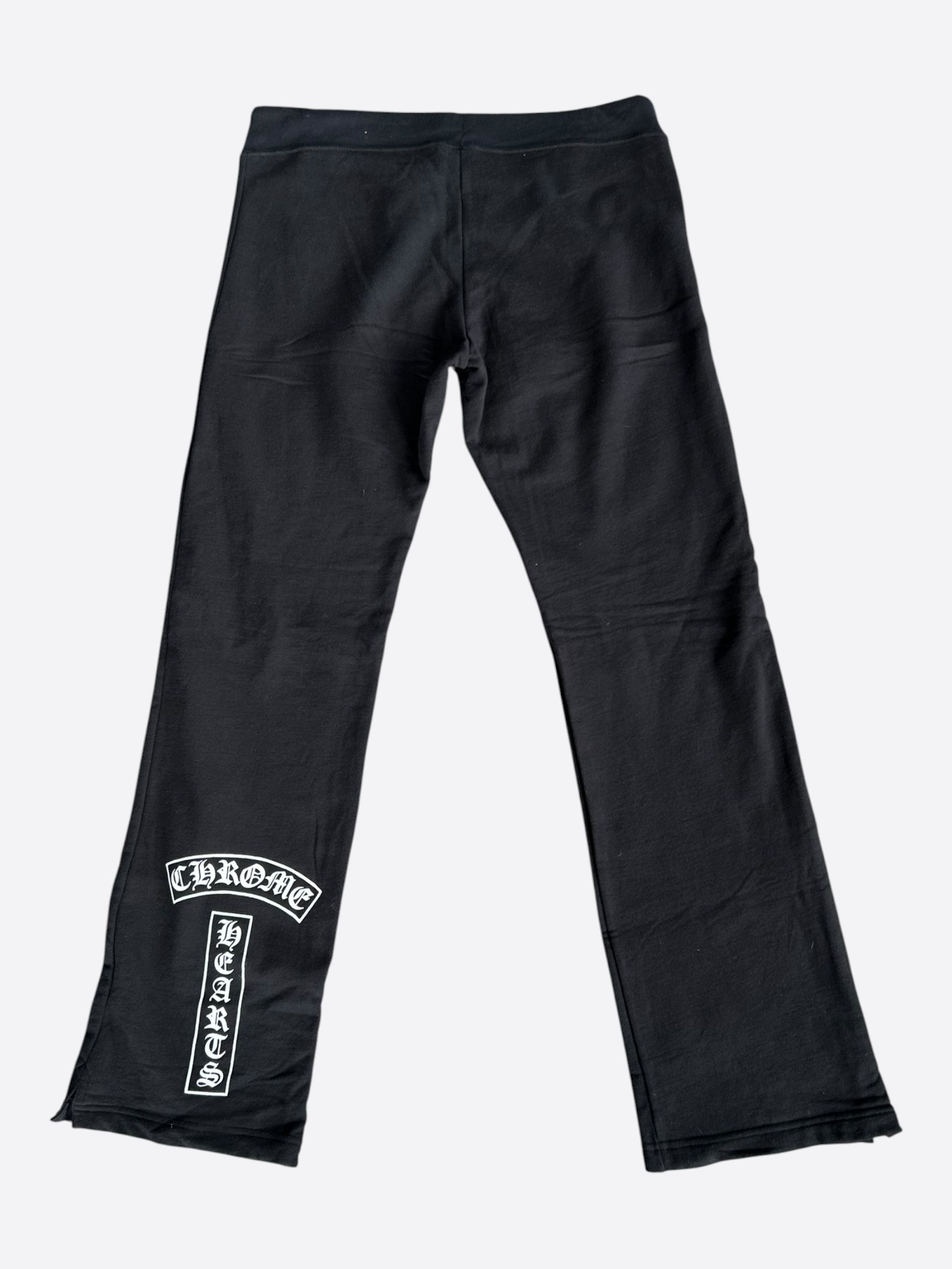 Chrome Hearts Chrome Hearts Black & White T-Bar Logo Women's Sweatpants Size 28" / US 6 / IT 42 - 1 Thumbnail