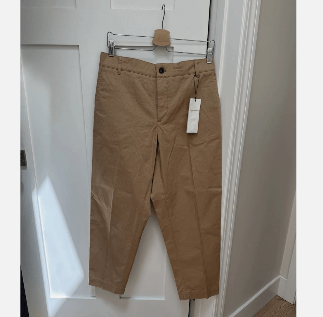 Maison Kitsune Maison Kitsuné NWT classic straight-leg trouser pants 42 31” Size US 31 - 1 Thumbnail