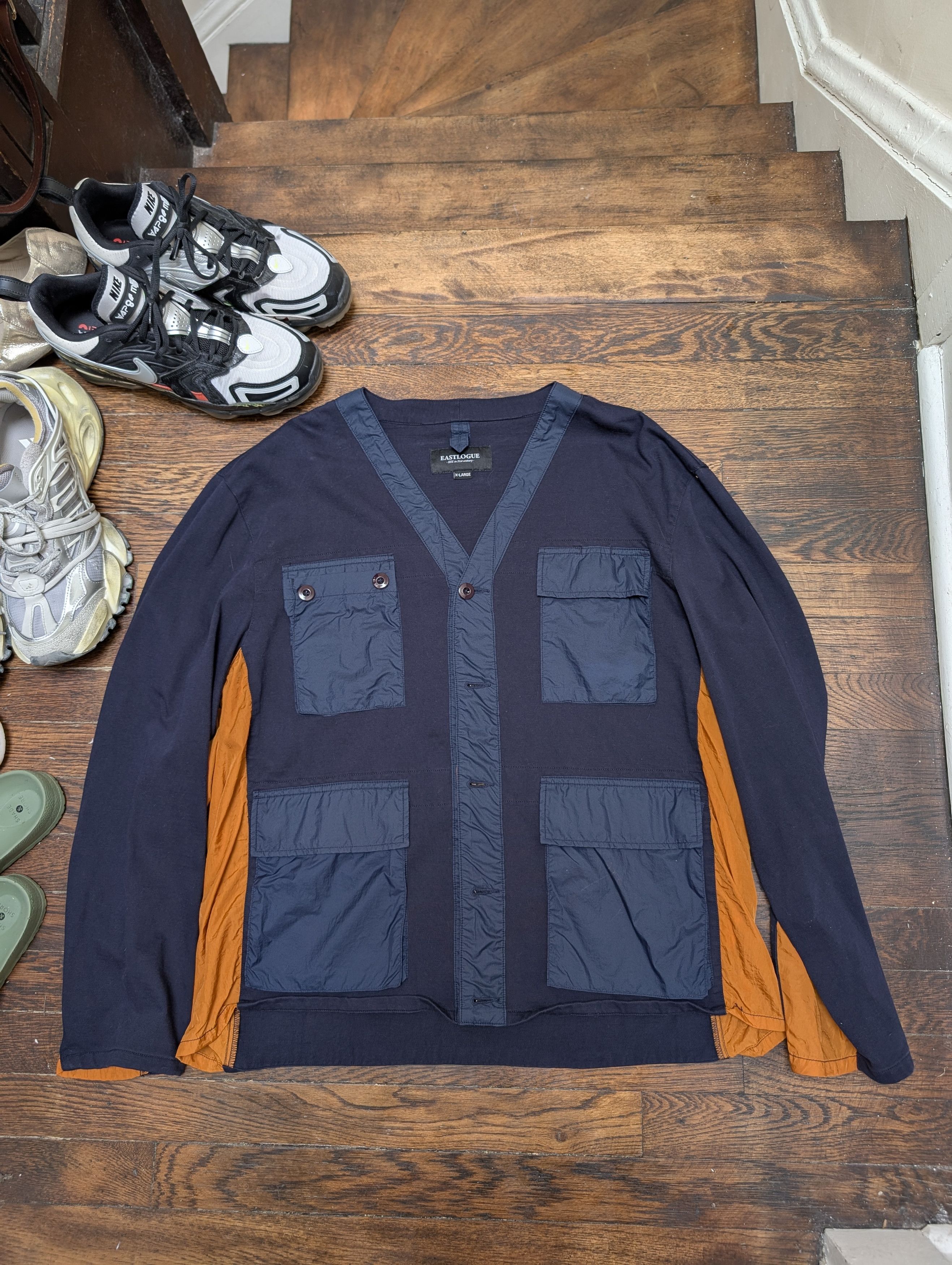 EASTLOGUE Eastlogue Fisherman Cardigan Size US XL / EU 56 / 4 - 1 Preview