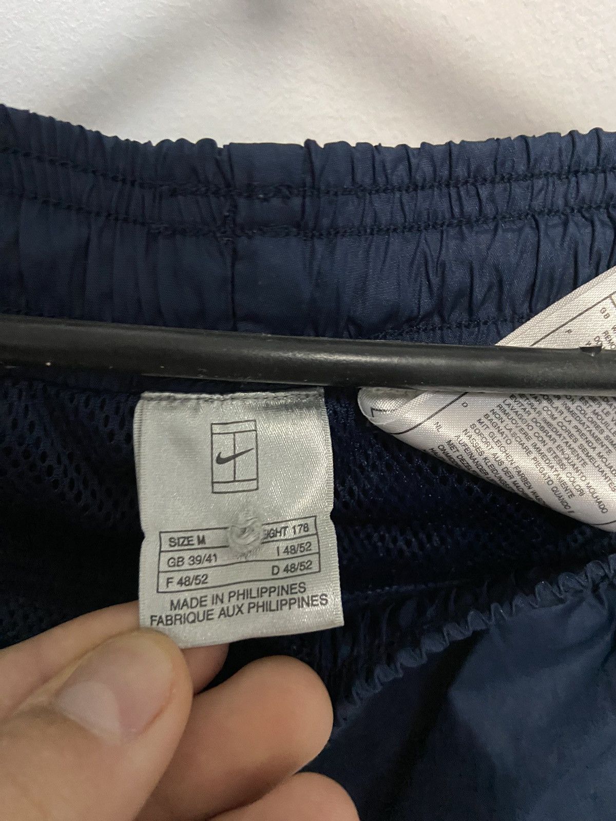 Nike × Vintage Nike Court Vintage Nylon Pants Small Logo stripe Size US 32 / EU 48 - 5 Thumbnail