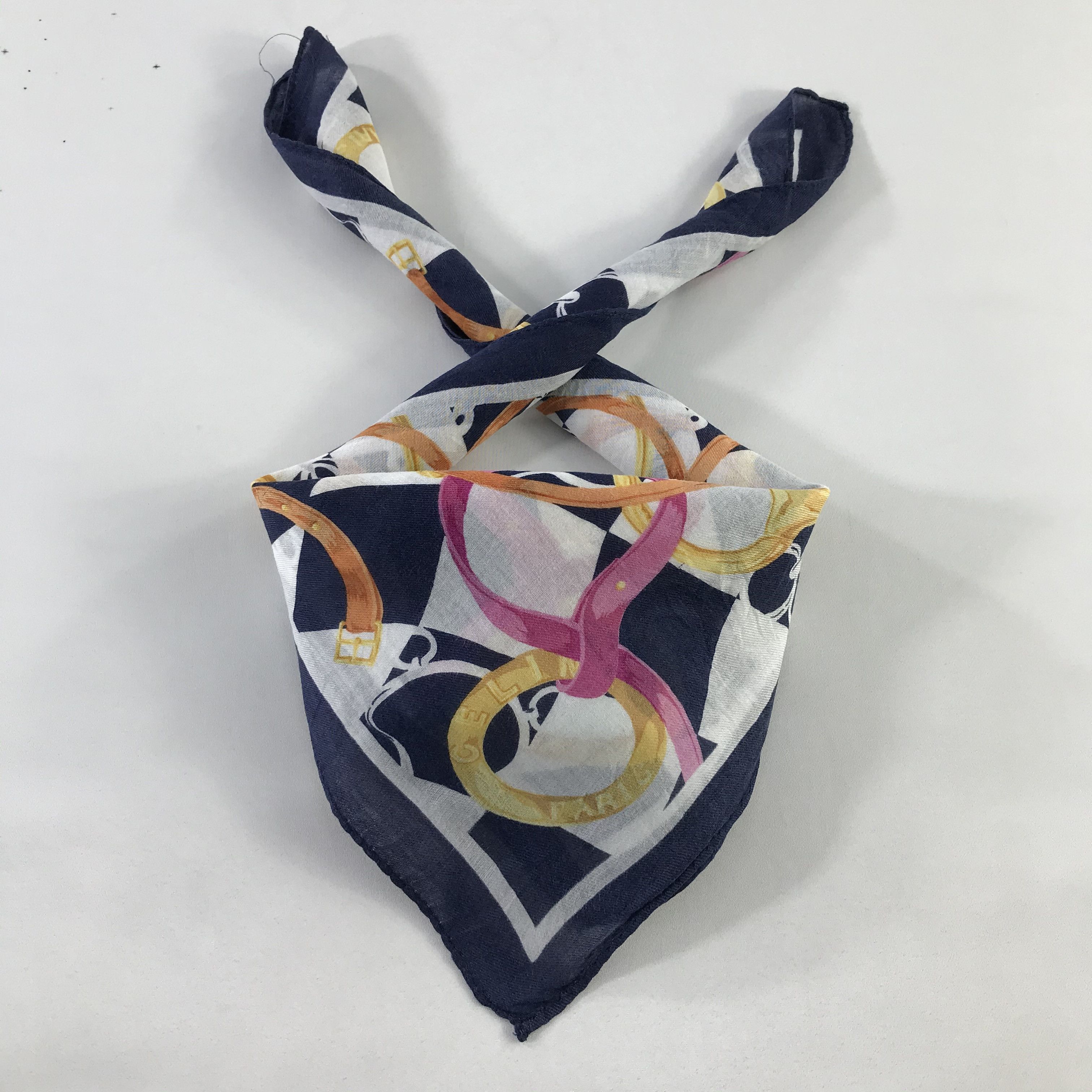Celine × Vintage Celine Bandana / Handkerchief / Neckerchief - S526 Size ONE SIZE - 4 Thumbnail