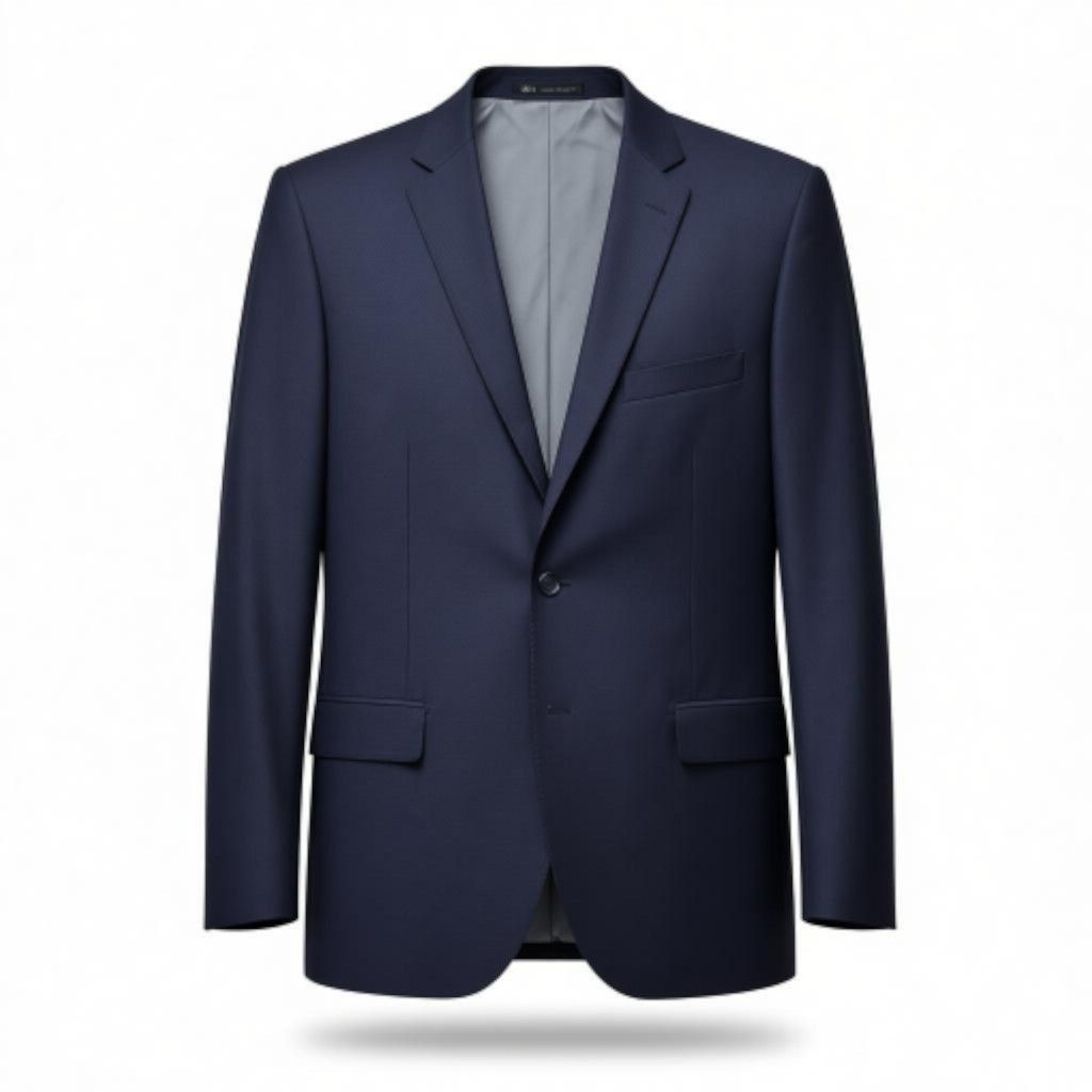 Other GARIANI Dallas Menswear Custom Side-Vent 2-Button Navy 44R Size 44R - 1 Thumbnail