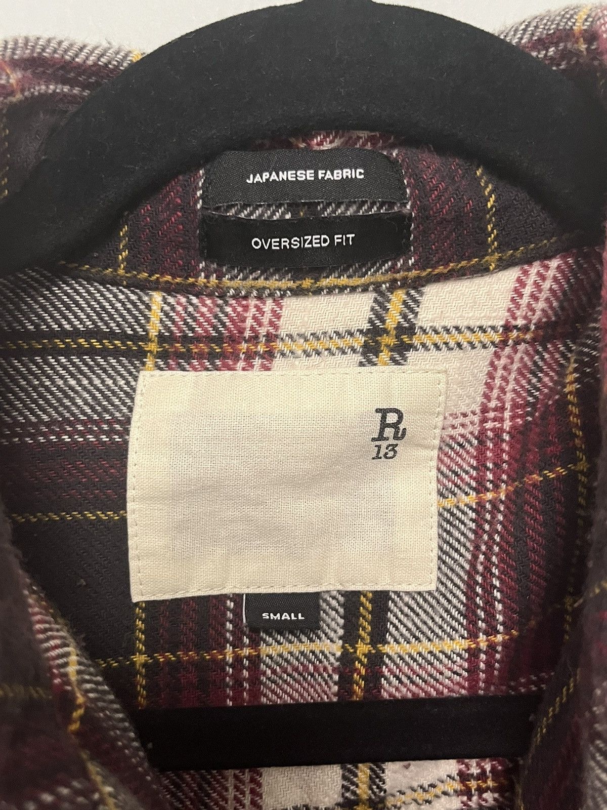 R13 Ziggy workwear shirt. Small. Size US S / EU 44-46 / 1 - 2 Thumbnail