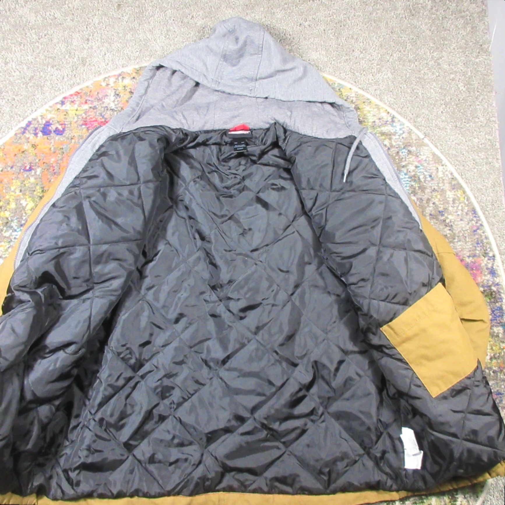 Dickies Dickies Jacket Mens 2XL Hooded Canvas Insulated Work Coat Brown Zip Snap Full Zip Pockets Size US XXL / EU 58 / 5 - 5 Thumbnail