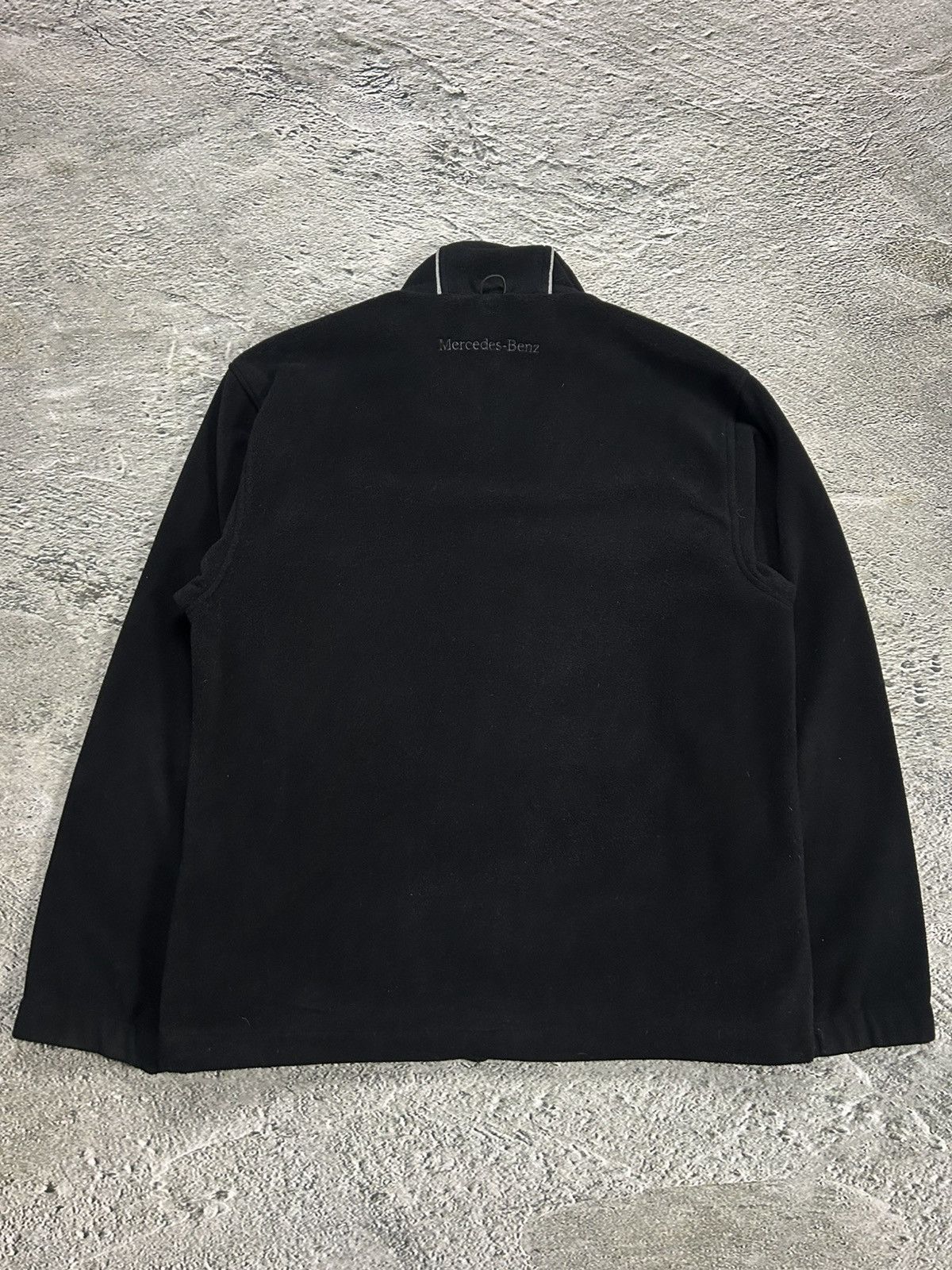 Mercedes-Benz × Vintage Mercedes Fleece Jacket Y2K Vintage Racing Moto black Size US XL / EU 56 / 4 - 6 Thumbnail