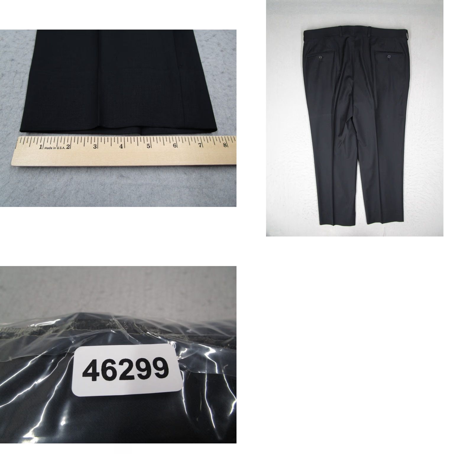 Jack Victor Riviera Jack Victor Pants Mens Blue 38 Regular Traveler Wool Blend Work 38x28 Size US 38 / EU 54 - 8 Thumbnail