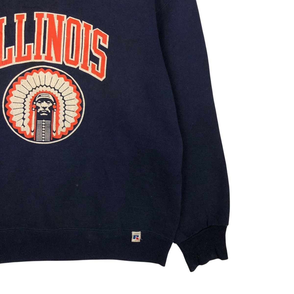 Russell Athletic 🔥VINTAGE SWEATSHIRT RUSSELL ATHLETIC SWEATSHIRT RED INDIANS Size US L / EU 52-54 / 3 - 7 Thumbnail
