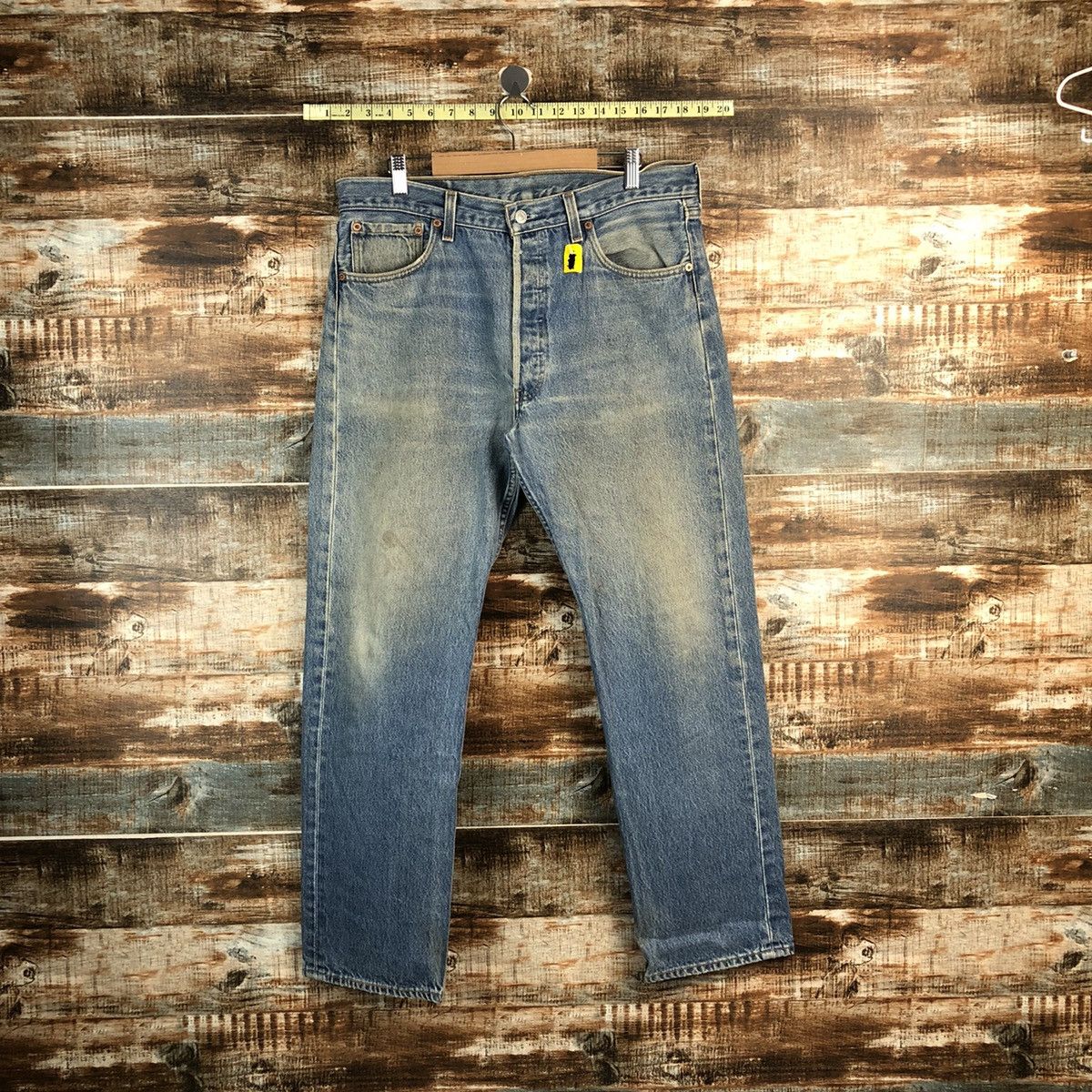 Levi's 501xx Levis Blue Denim jeans Pants #A2572 Size US 35 - 1 Thumbnail