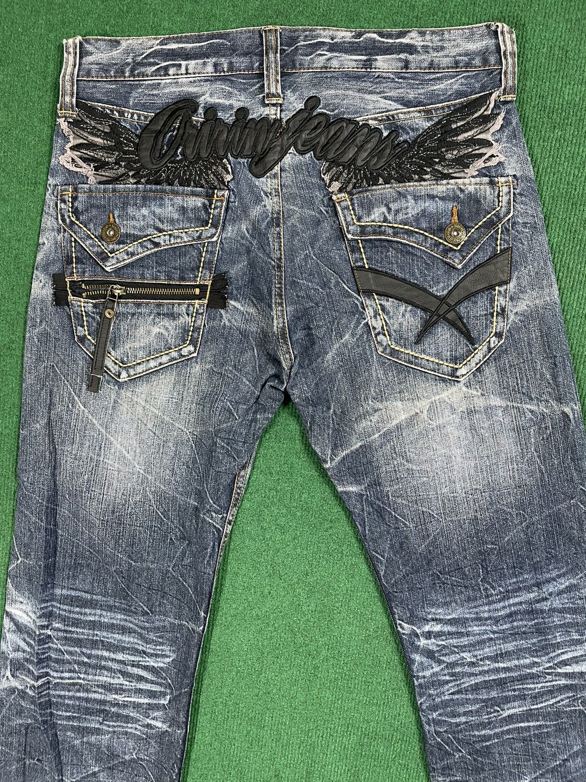 Japanese Brand Origin Japanese Jeans Distressed look Size US 33 - 6 Thumbnail