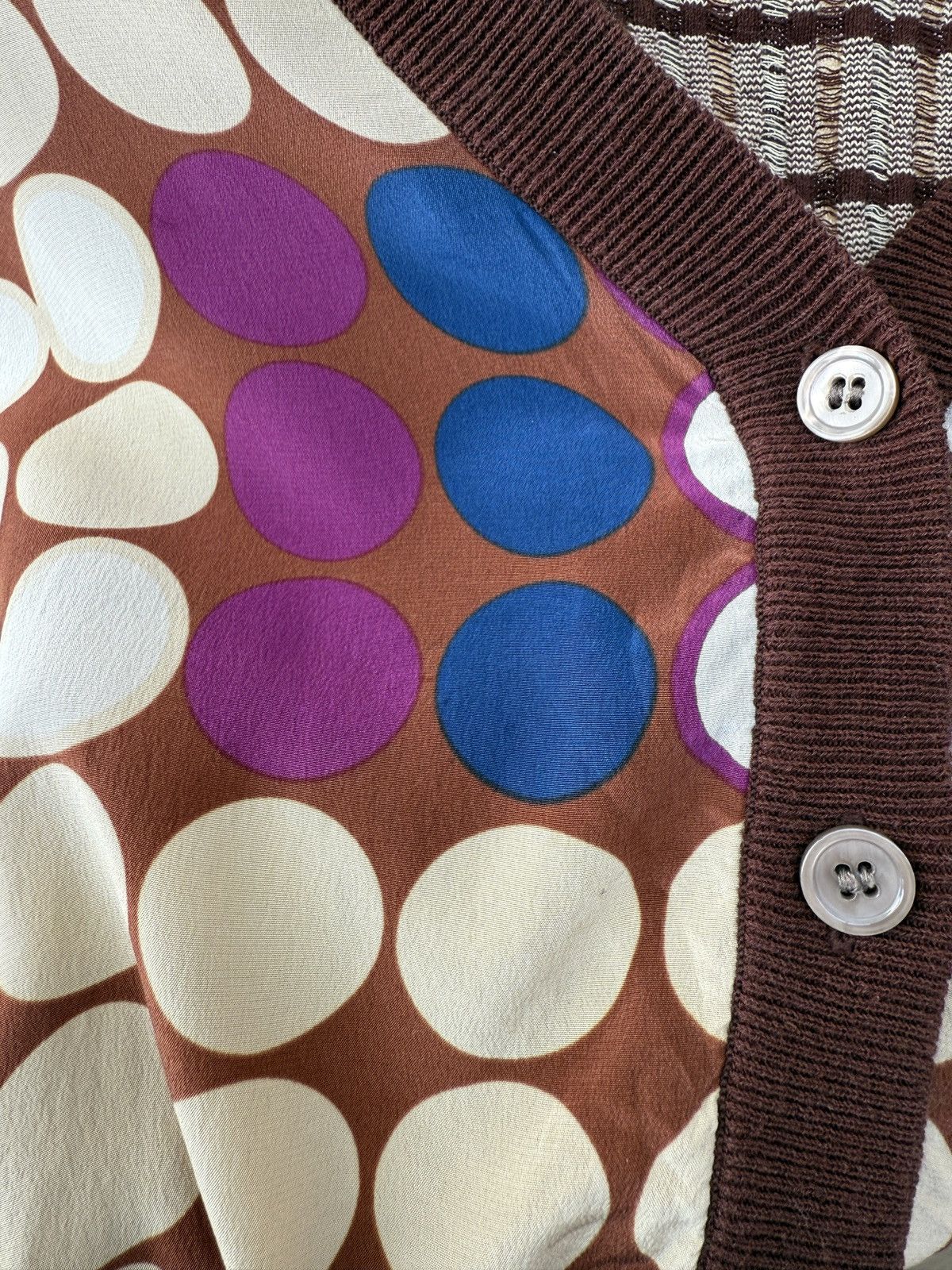 Marni Vintage MARNI x H&M Collab Ltd Ed Silk & Cotton Cardigan Size XS / US 0-2 / IT 36-38 - 7 Thumbnail