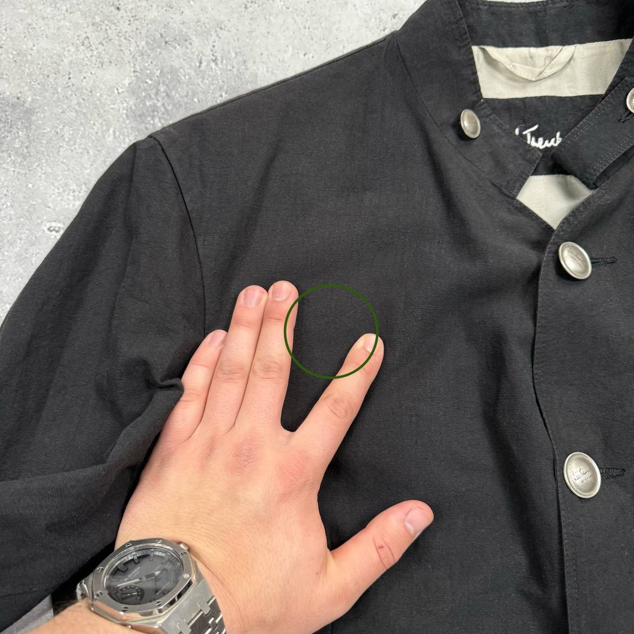 Other Luis Trenker Cotton/ Linen Button-Up Blazer Black Size 48 Size 38R - 14 Thumbnail
