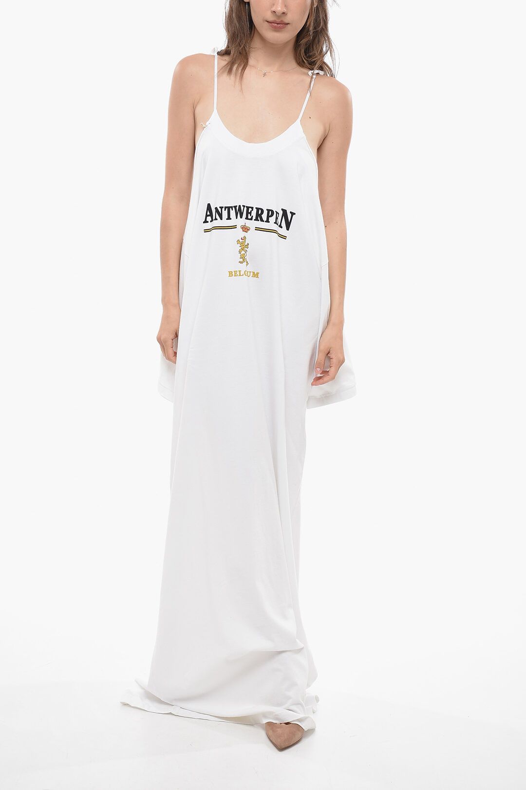 Vetements og1mm0824 Shoulder Maxi Tee Dress with Split on the Back Size XS / US 0-2 / IT 36-38 - 1 Thumbnail