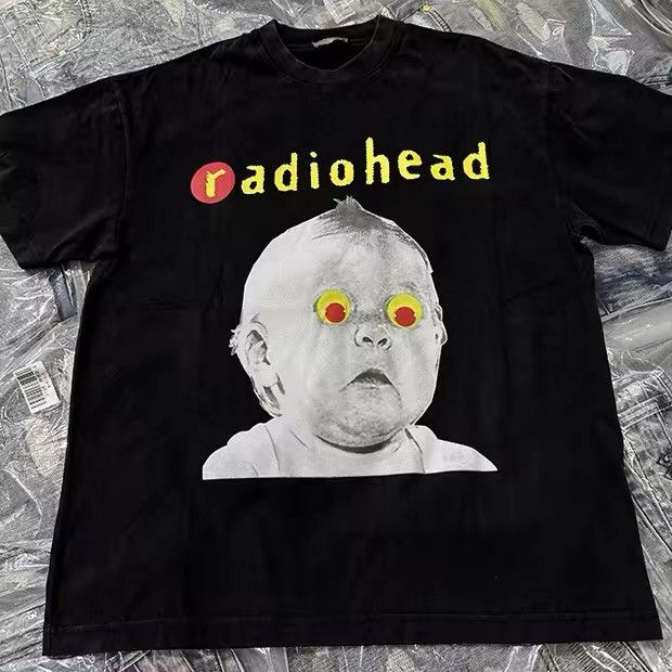 Japanese Brand × Vintage Vintage RADIOHEAD Graphic Printed Vintage T Shirt Size US L / EU 52-54 / 3 - 3 Thumbnail