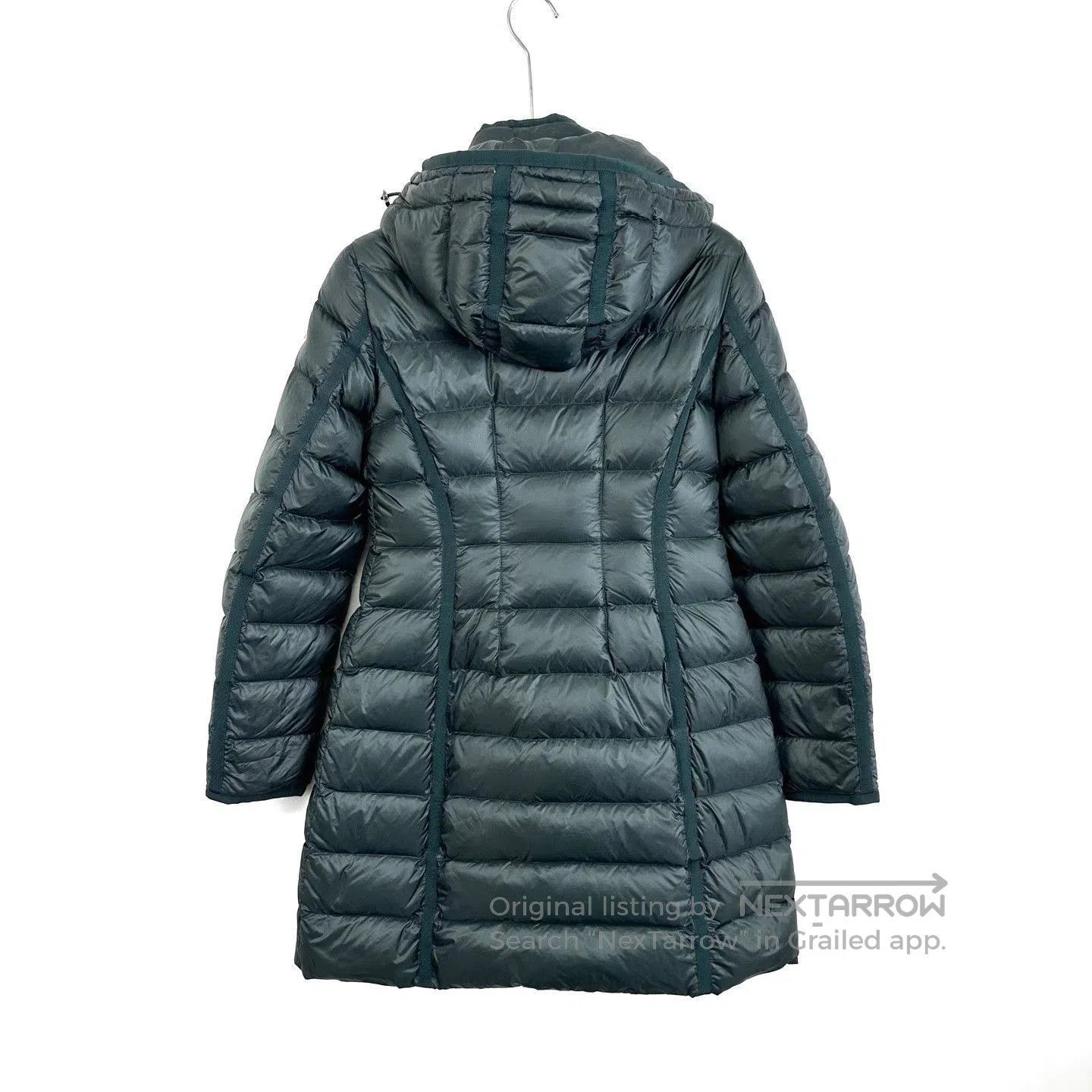 Moncler Green Puffer Coat with Hood, Size S. Size US S / EU 44-46 / 1 - 2 Thumbnail