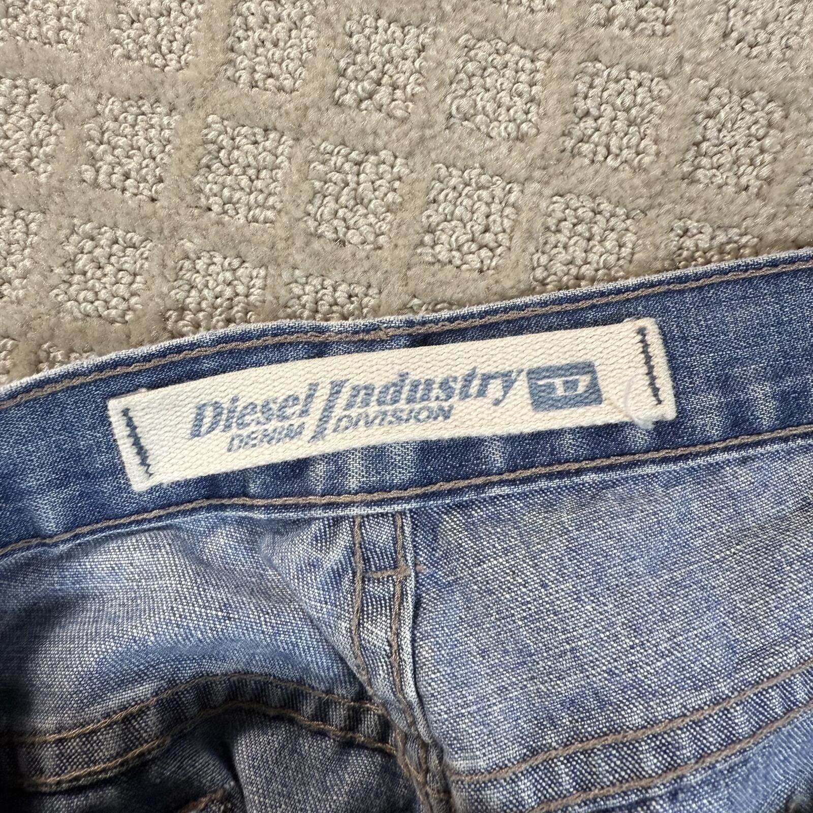 Diesel Y2K Diesel Blue Jeans Mens 33x32.5 Boot Cut Size US 33 - 3 Thumbnail