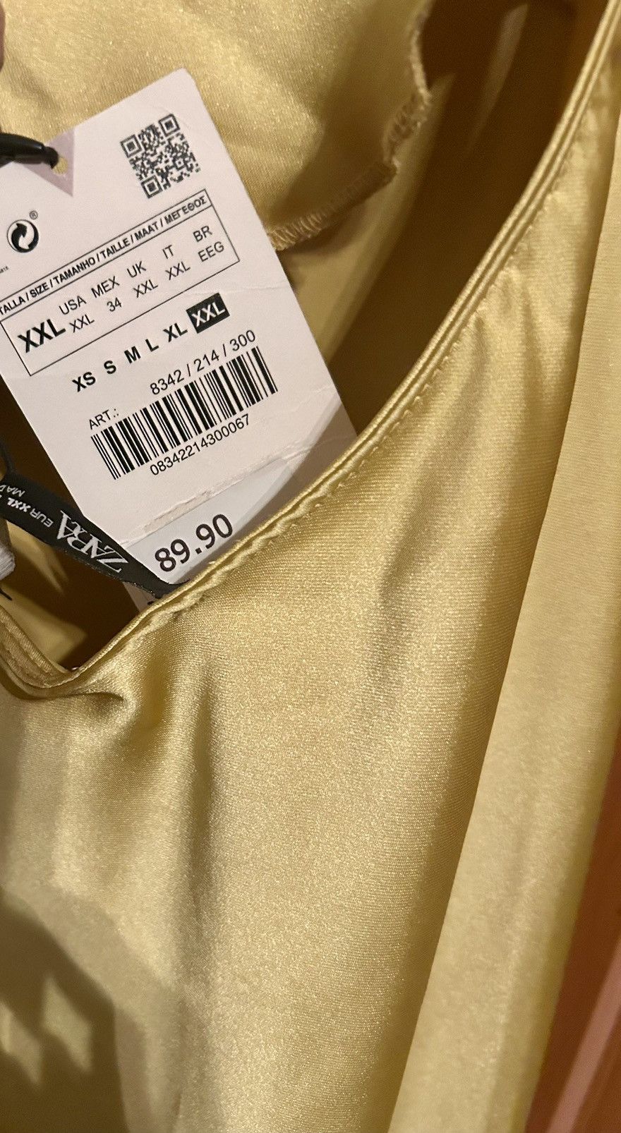 Zara Zara strappy back yellow dress Size XXL / US 16-18 / IT 52-54 - 8 Thumbnail
