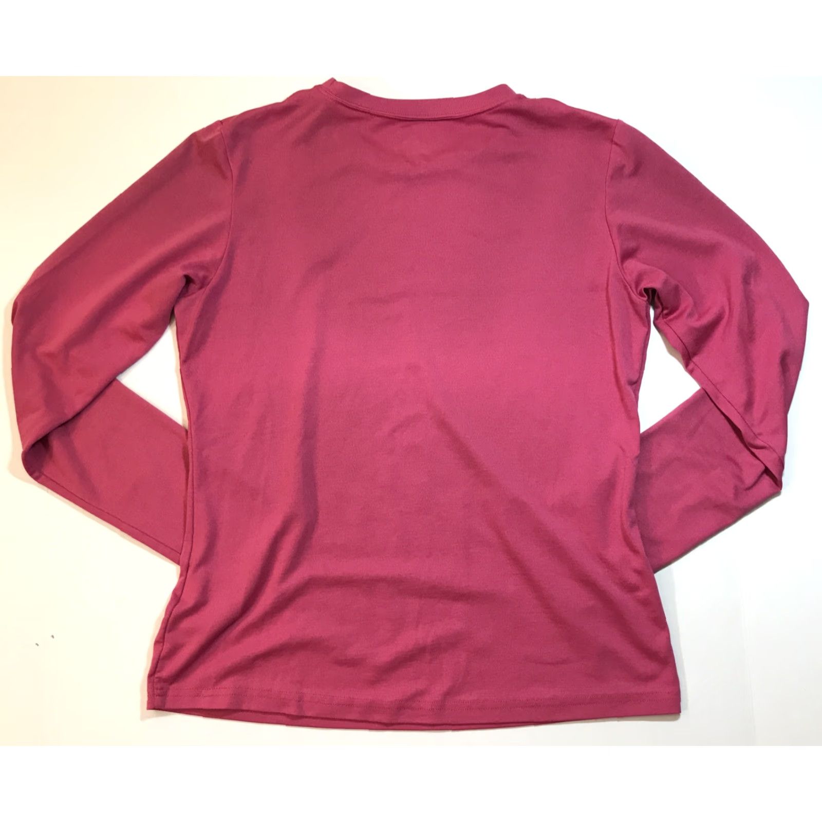 Nike Nike Dri Fit Mini Swoosh Base Layer M Long Sleeve Athletic Sports Run Shirt Womens Pink Blue 100% Polyester Compression Activewear Long Sleeve Size M / US 6-8 / IT 42-44 - 5 Thumbnail