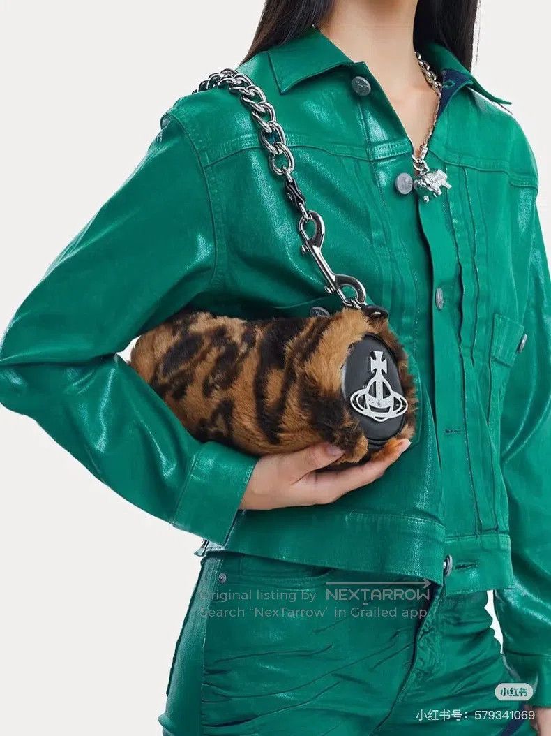 Vivienne Westwood Vivienne Westwood size os Cindy zipper closure leopard prin Size ONE SIZE - 4 Thumbnail