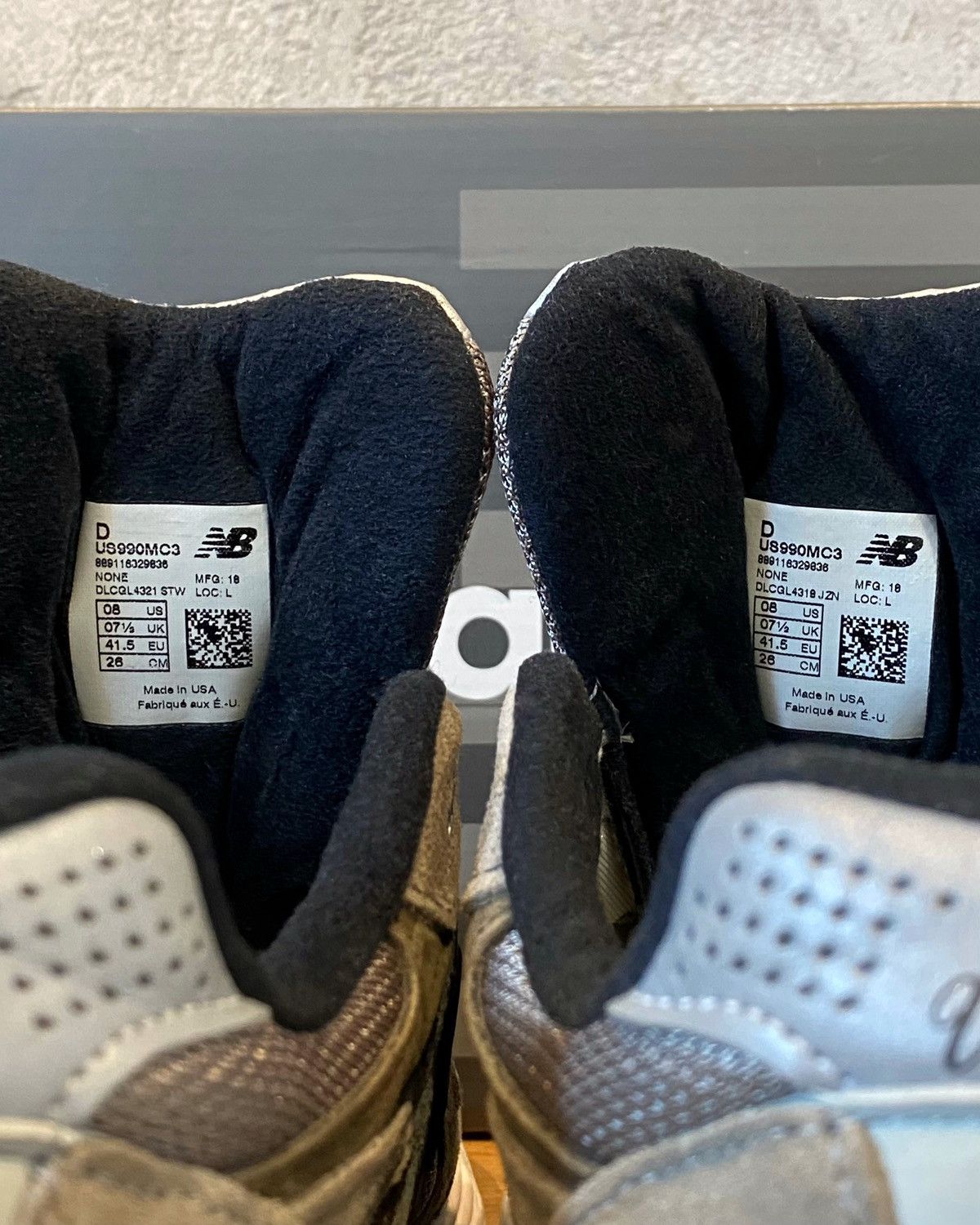 JJJJound × New Balance New Balance 990v3 JJJJound "Urban Grey" Size US 8 / EU 41 - 5 Thumbnail
