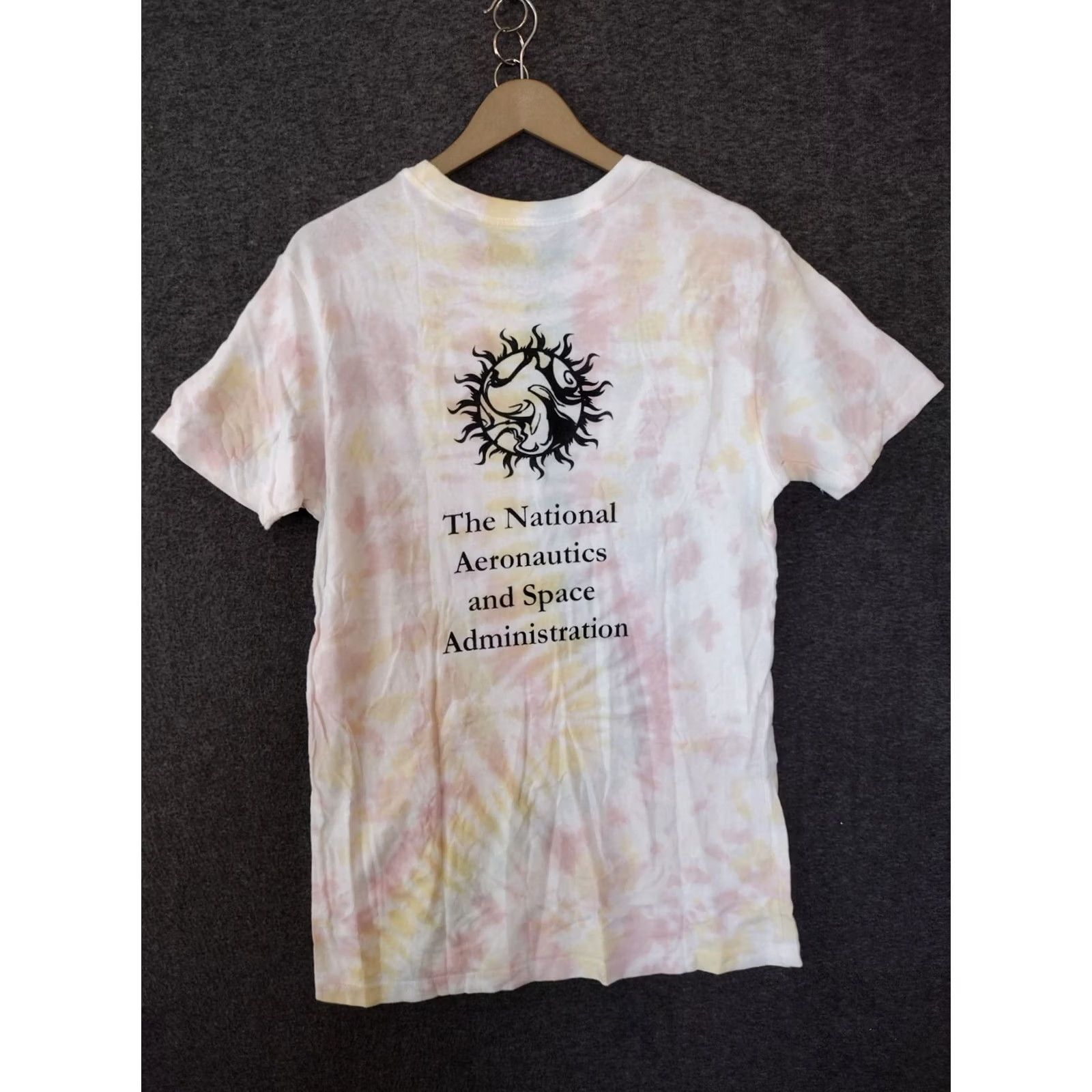 NASA NASA Neon Riot T-Shirt Mens M Tie Dye Cotton Short Sleeve Logo Space 60s 70s Vintage? Size US M / EU 48-50 / 2 - 2 Thumbnail