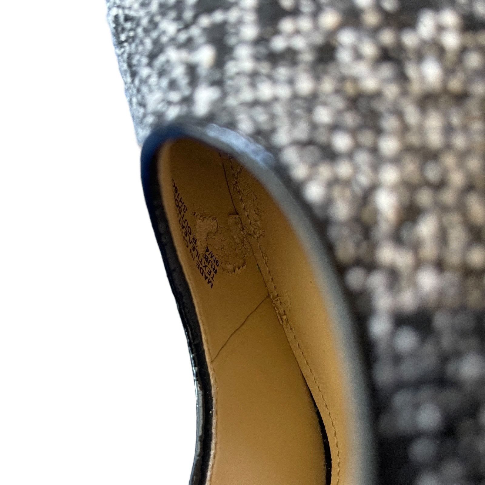 Michael Kors Michael Kors Sabrina Tweed Pumps Chain Heel SZ 9 Retail $150 Size US 9 / IT 39 - 16 Thumbnail