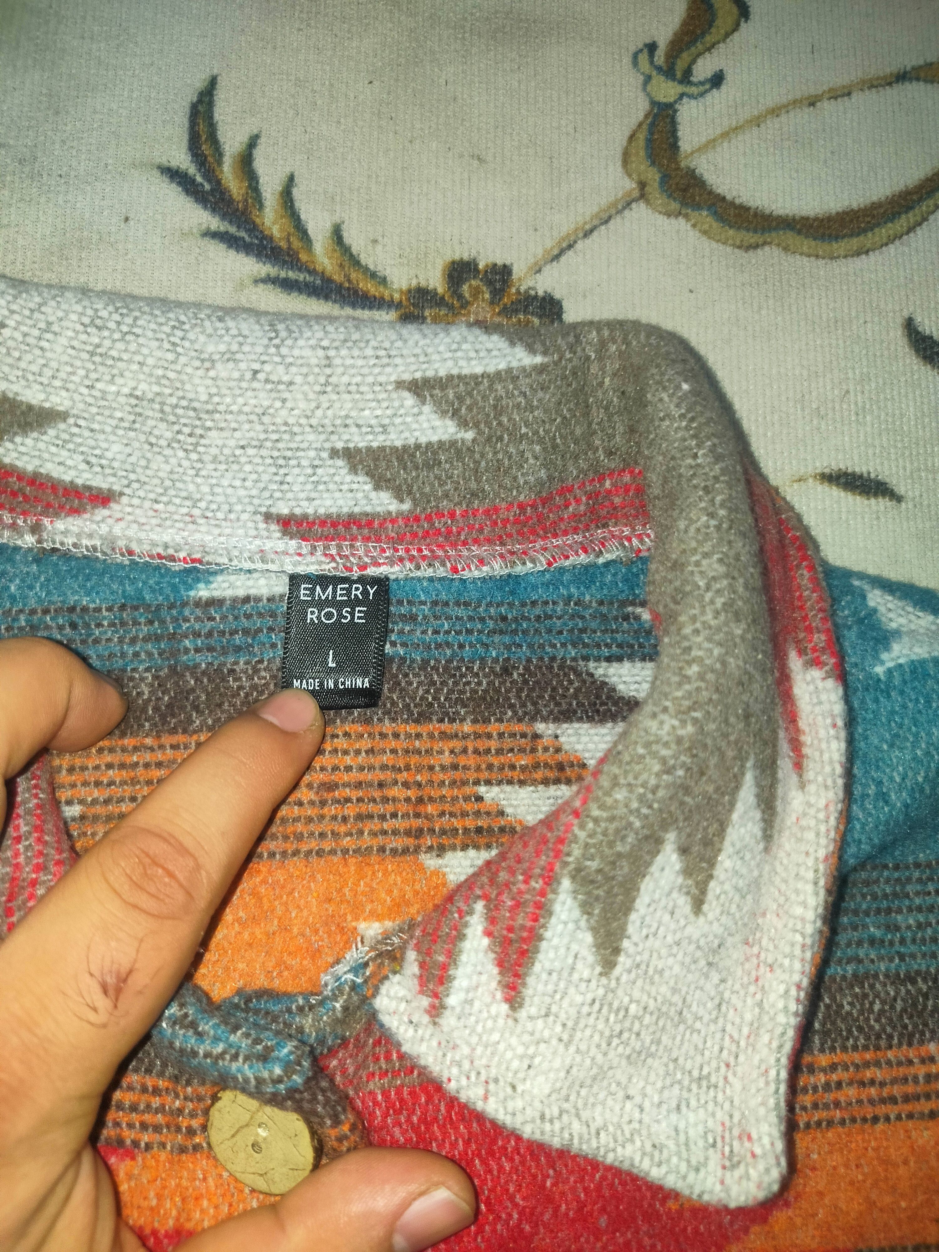 Other EMERY ROSE NAVAJO BUTTON UP JACKET Size US L / EU 52-54 / 3 - 4 Thumbnail