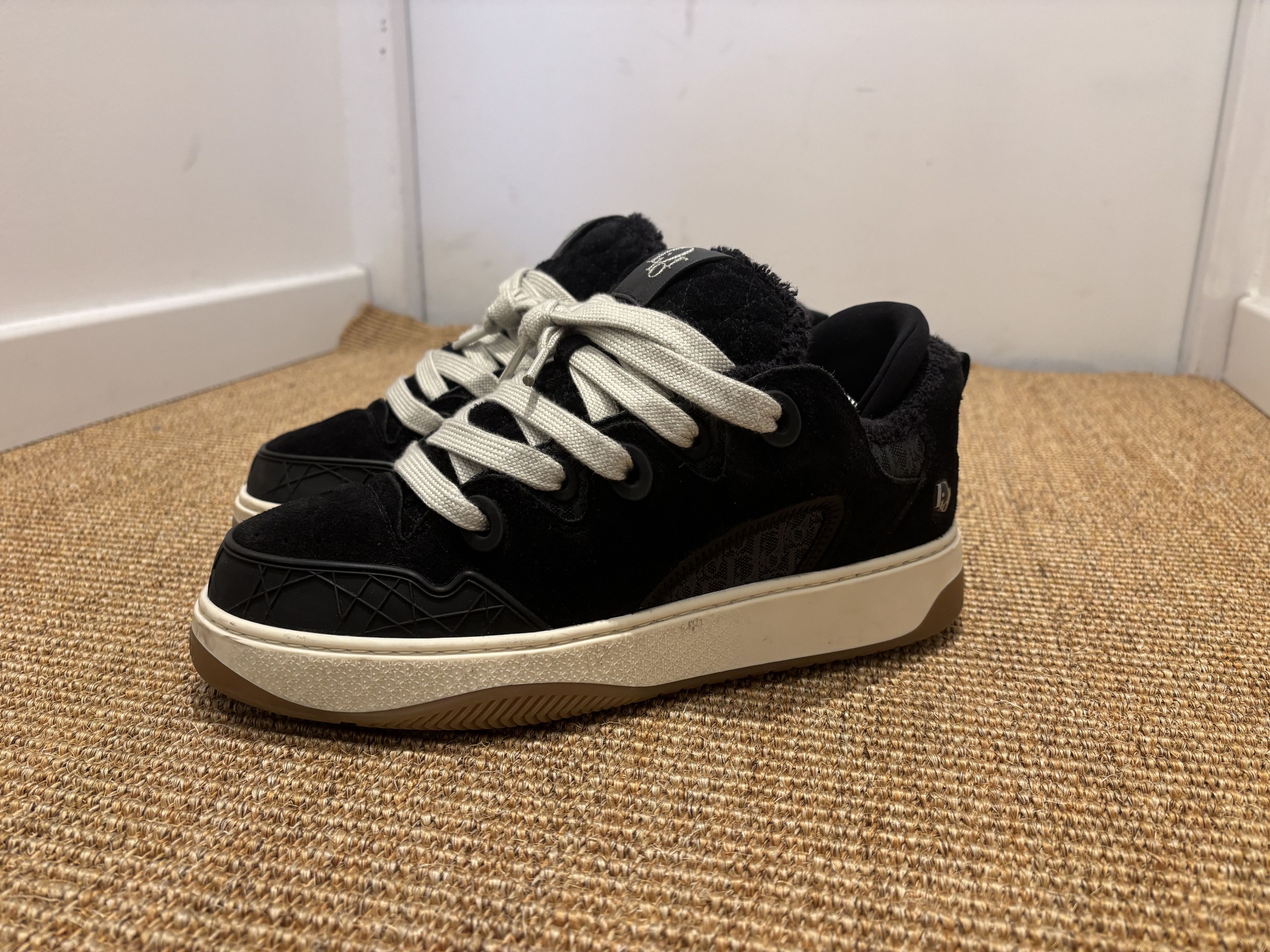Dior Basket de luxe Dior B9S skater daim noir en tbe Size US 9 / EU 42 - 2 Thumbnail
