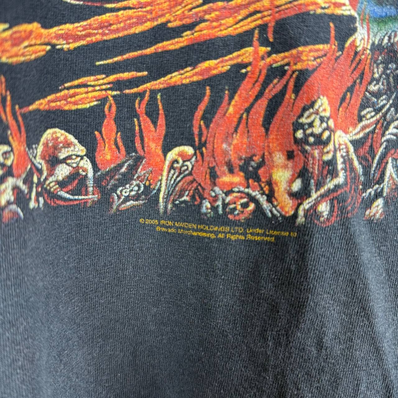 Iron Maiden Iron Maiden Rock T Shirt 2005 Vintage Band Tees Size US XL / EU 56 / 4 - 3 Thumbnail