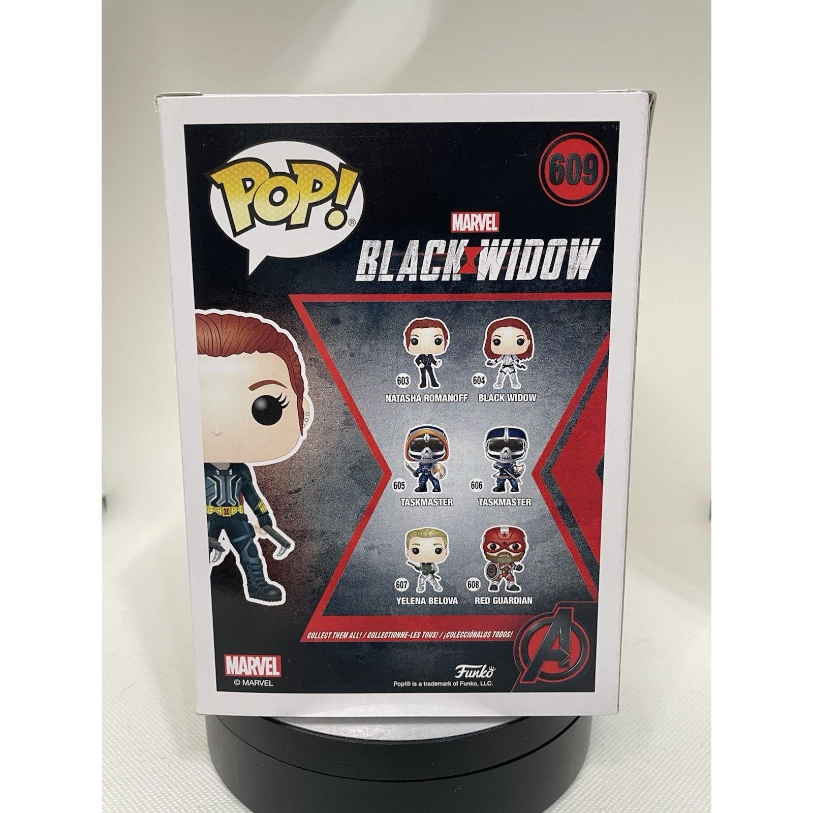 Marvel Comics Funko Pop! Vinyl: Black Widow - Walmart (Exclusive) #609 Size ONE SIZE - 6 Thumbnail