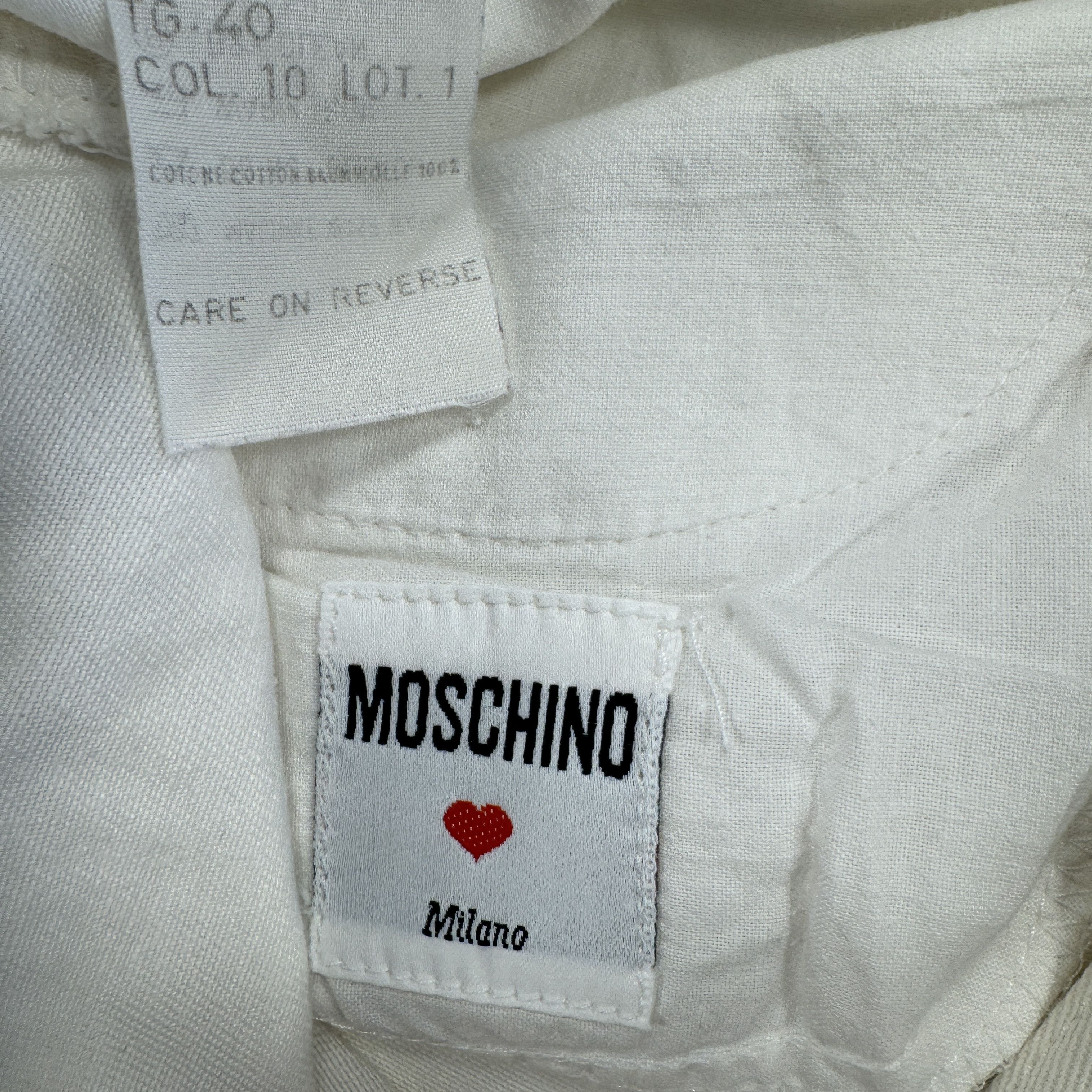 Moschino Moschino? Milano Vintage Jeans Mini Skirt Size 27" / US 4 / IT 40 - 6 Thumbnail