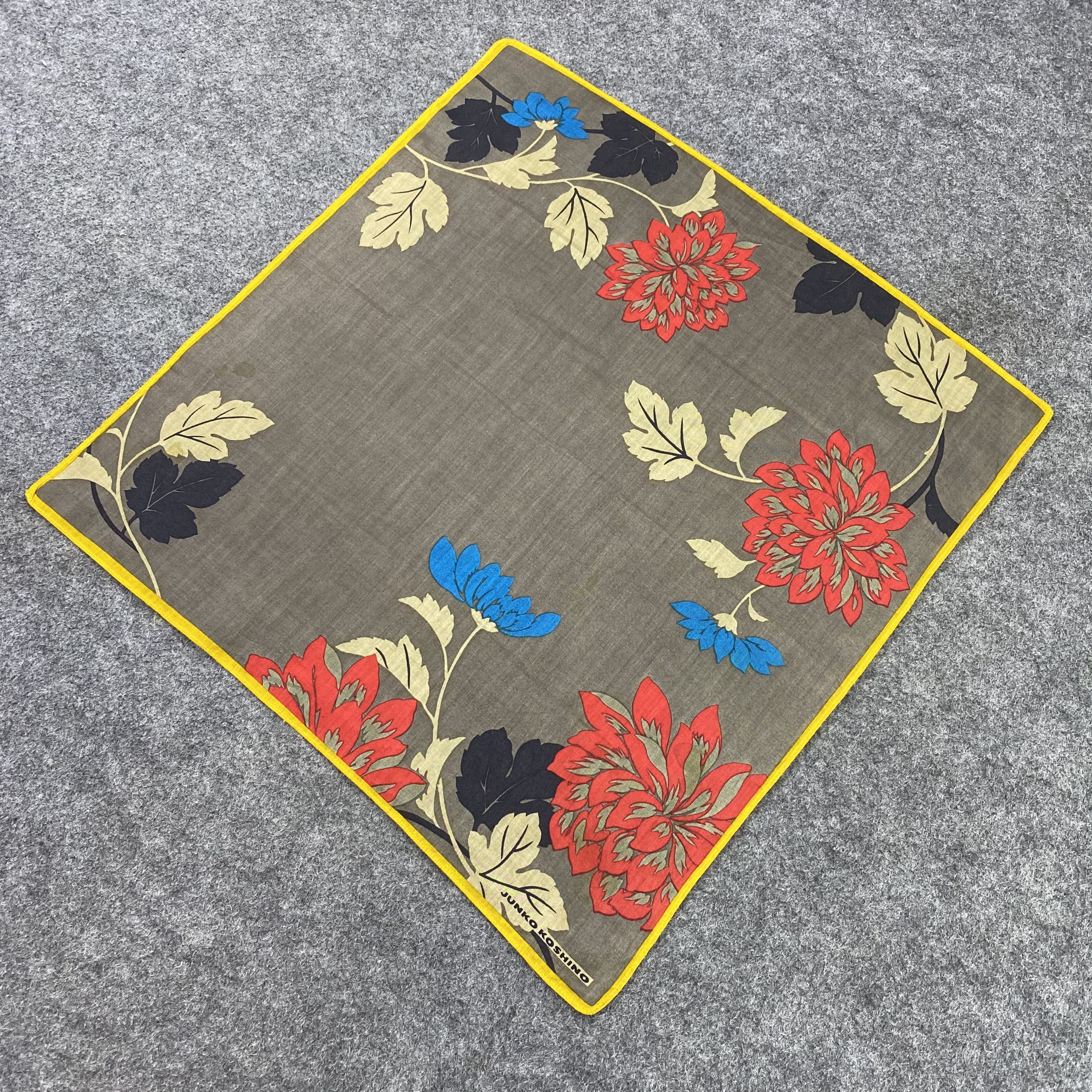 Japanese Brand Junko Koshino Handkerchief / Bandana / Neckerchief-B694 Size ONE SIZE - 4 Thumbnail