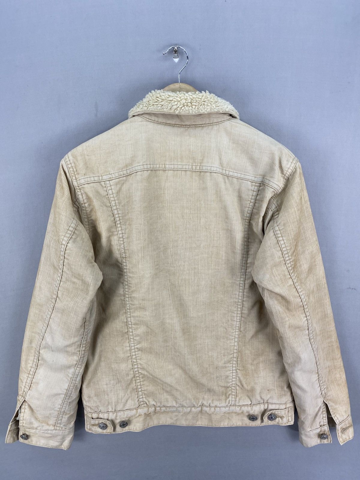 Edwin Vintage Y2K Edwin Sherpa Lining Corduroy Trucker Jacket Size US S / EU 44-46 / 1 - 4 Thumbnail