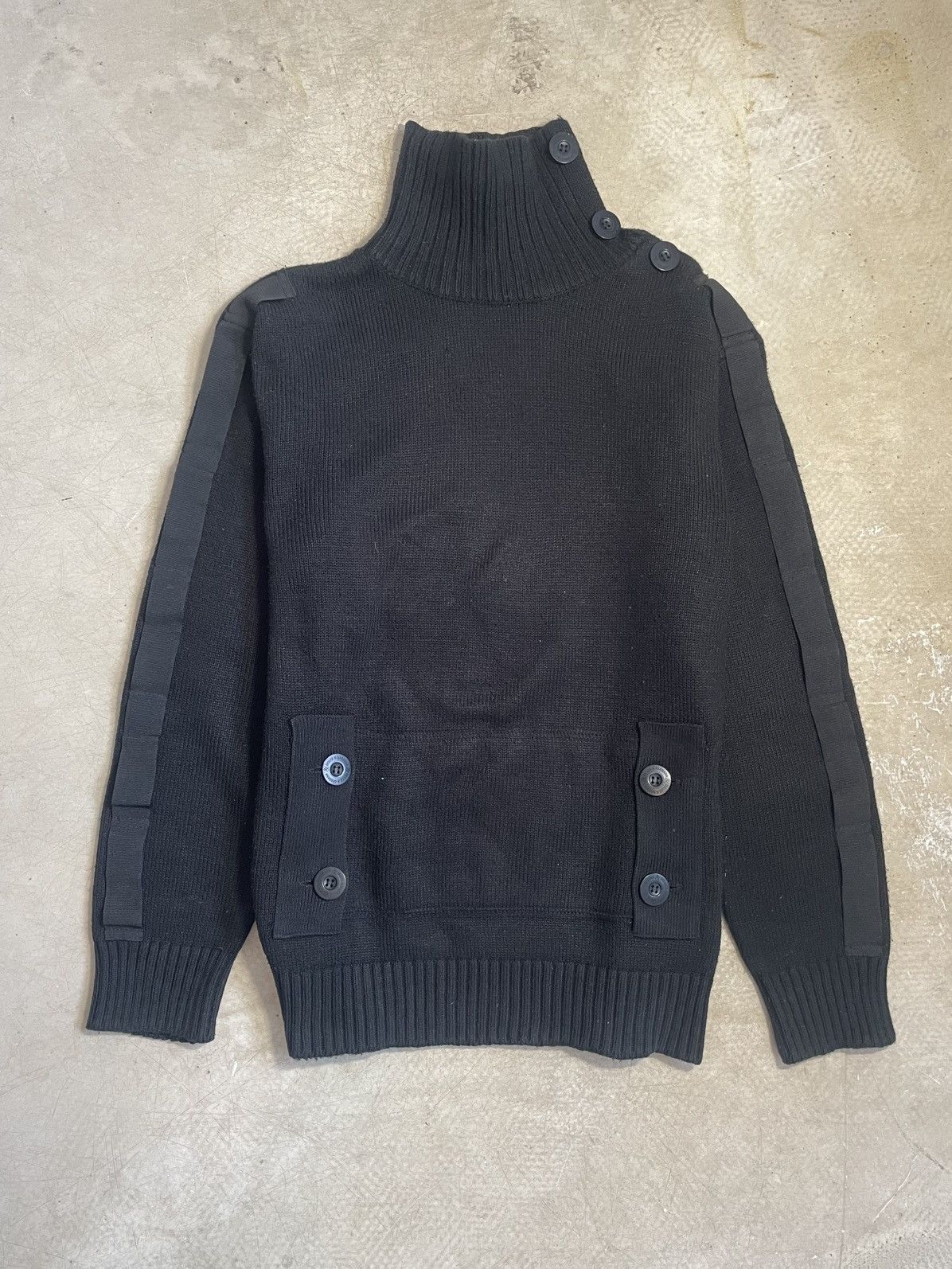 Dolce & Gabbana Dolce & Gabbana Parachnute Turtleneck Knit 2003 Size US L / EU 52-54 / 3 - 1 Thumbnail