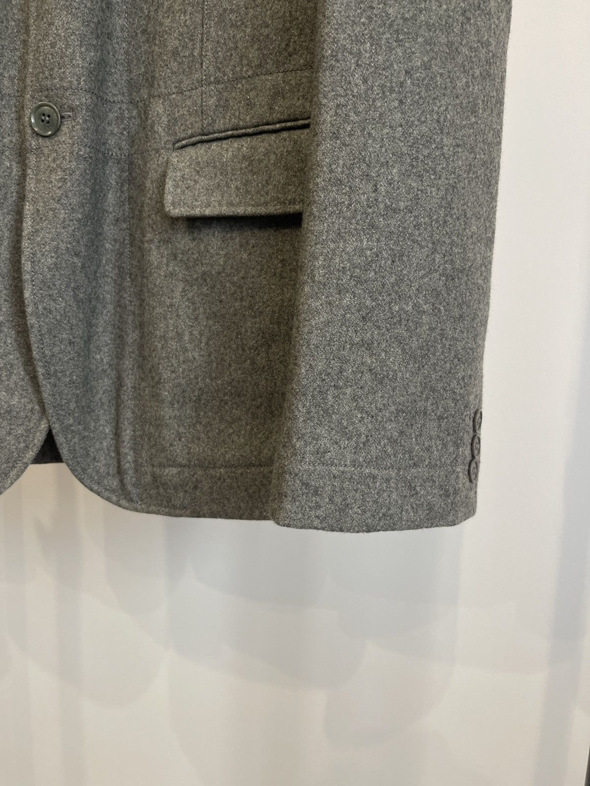 Nicole Farhi FARHI by Nicole Farhi Grey Wool Blend Blazer M Size 38R - 4 Thumbnail
