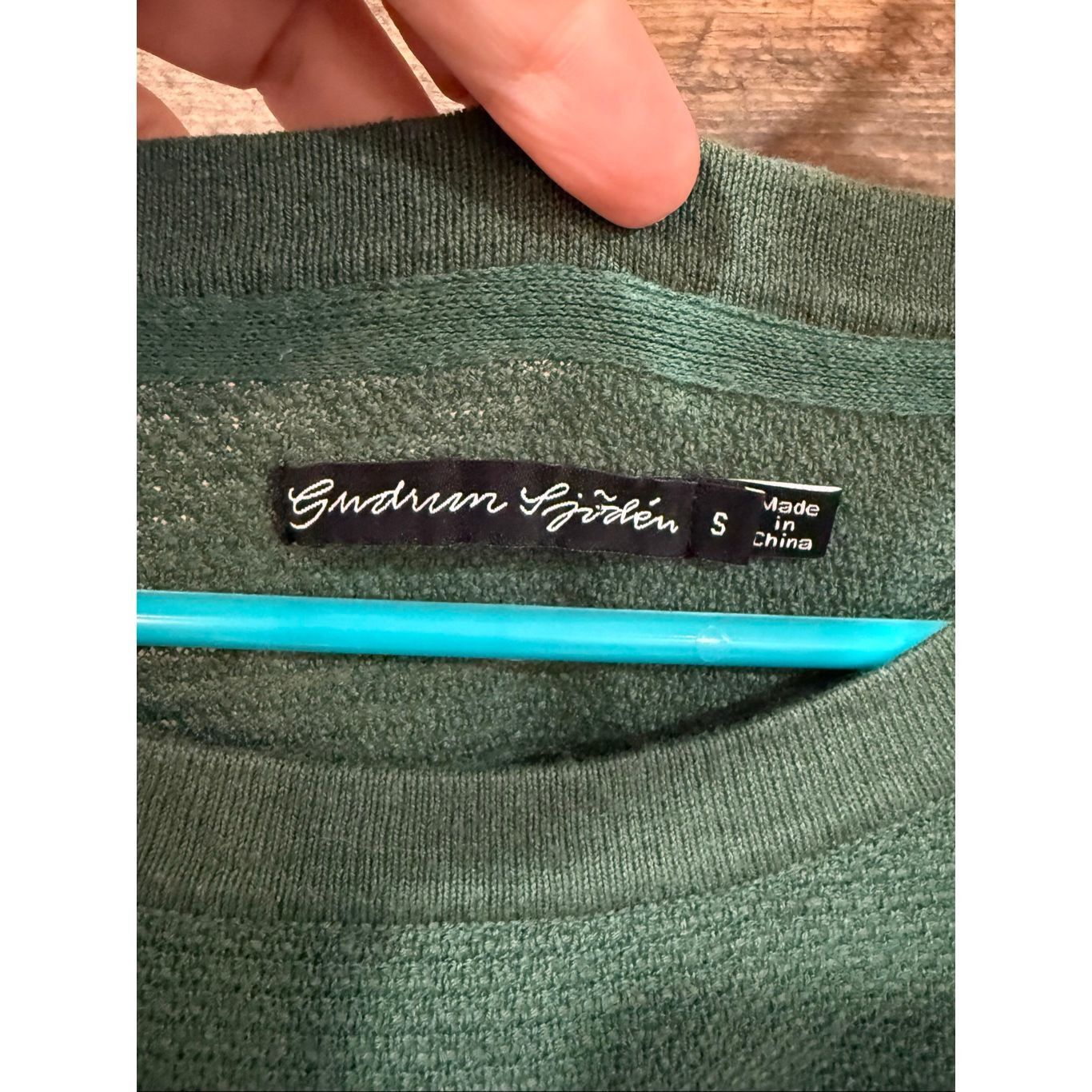 Guru Gudrun Sjoden green linen cotton tunic dress size Small Size S / US 4 / IT 40 - 3 Thumbnail