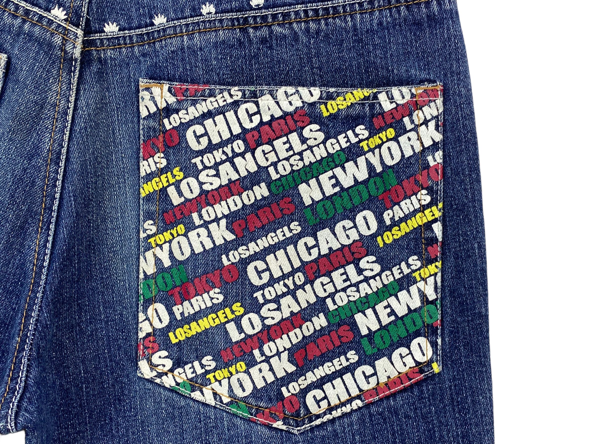 Japanese Brand Antful Jeans Capital City Print Jeans Size US 28 / EU 44 - 10 Thumbnail