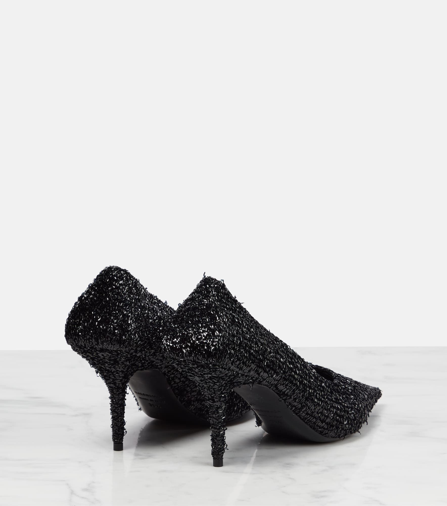 Balenciaga o1y0625 Spike Heel Pumps in Black Size US 8 / IT 38 - 3 Thumbnail