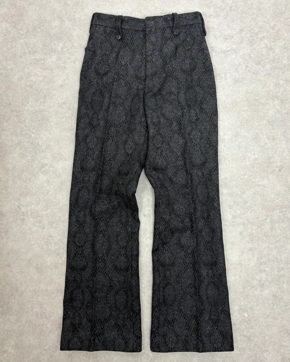 Dries Van Noten Dries Van Noten Black Wool Leopard Pants Size US 30 / EU 46 - 1 Thumbnail