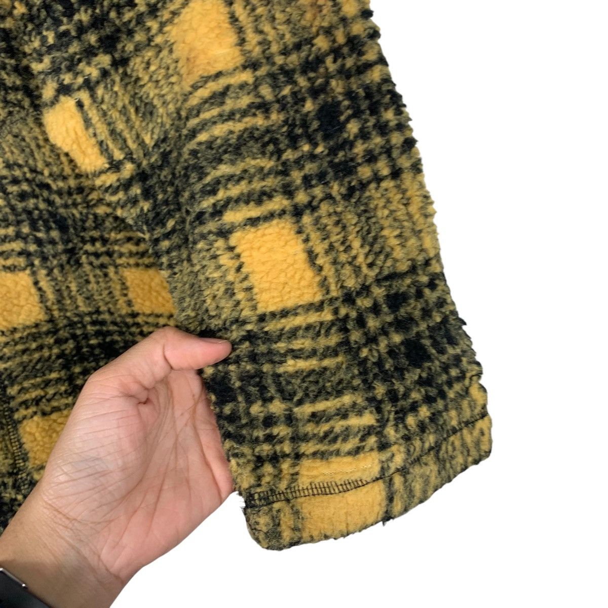 McGregor 90's MCREGOR Yellow Tartan Half Zip Sweater #2085-C91 Size US M / EU 48-50 / 2 - 10 Thumbnail