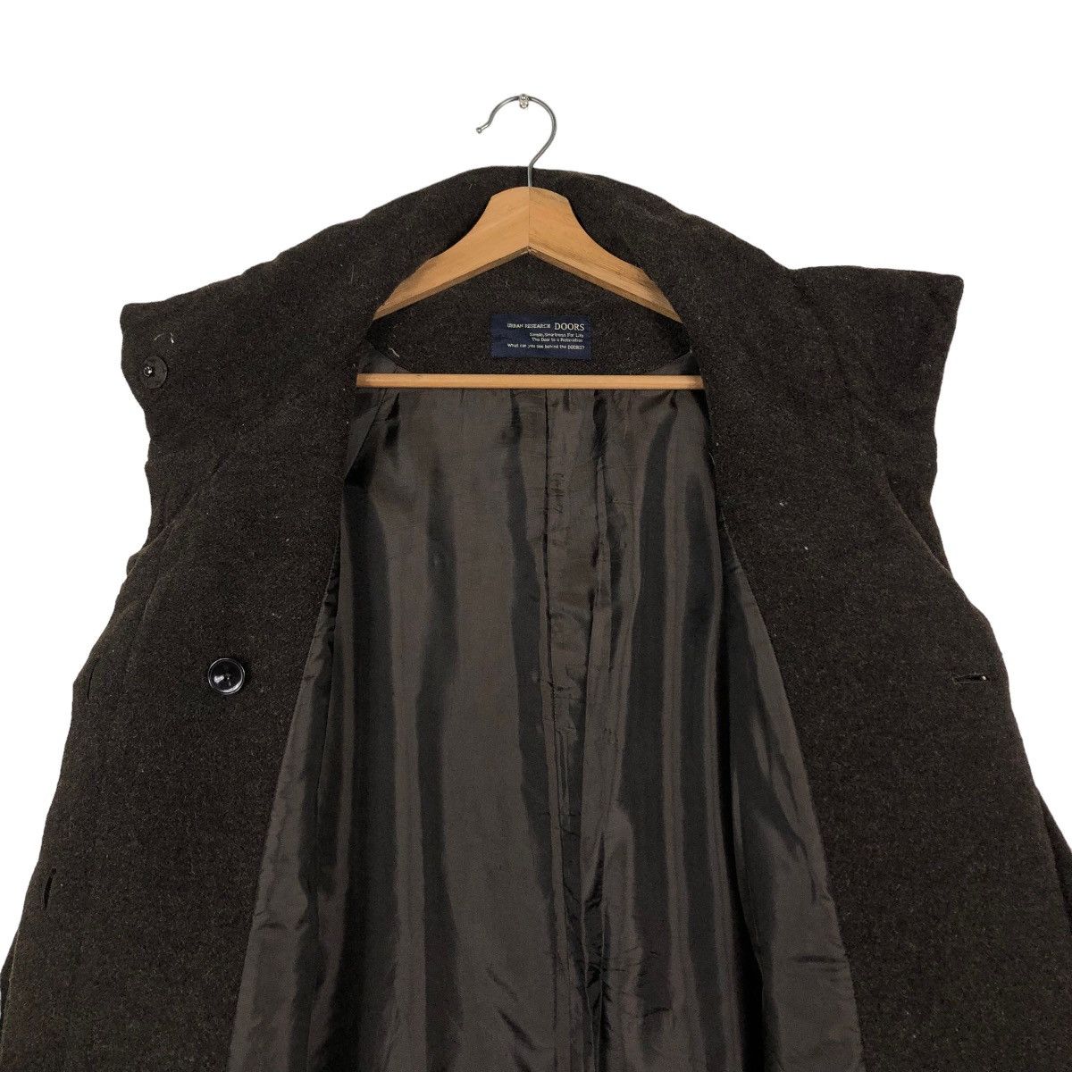 Japanese Brand 📌VINTAGE WOOL CHORE JACKET HIGH COLLAR URBAN RESEARCH DOORS Size US M / EU 48-50 / 2 - 6 Thumbnail