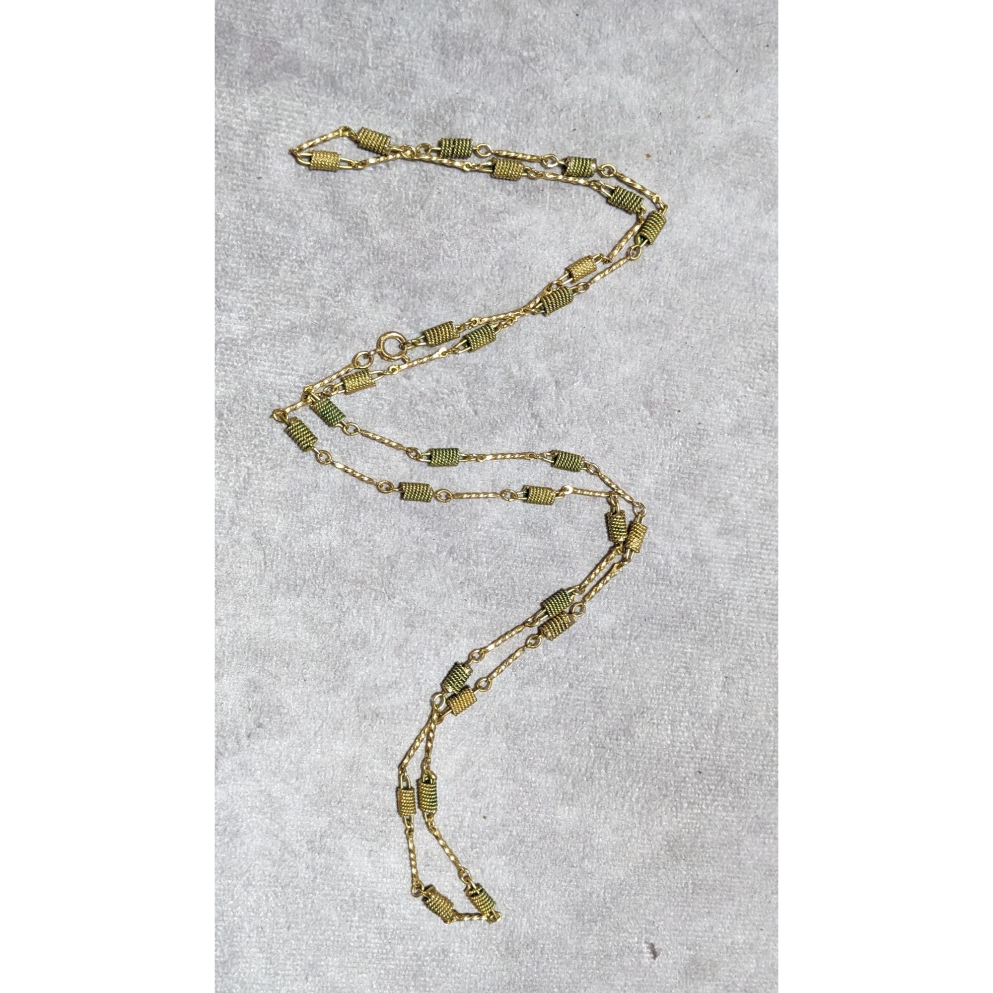 Other Vintage Rope Coil Spiral Bar Link Necklace Size ONE SIZE - 8 Thumbnail