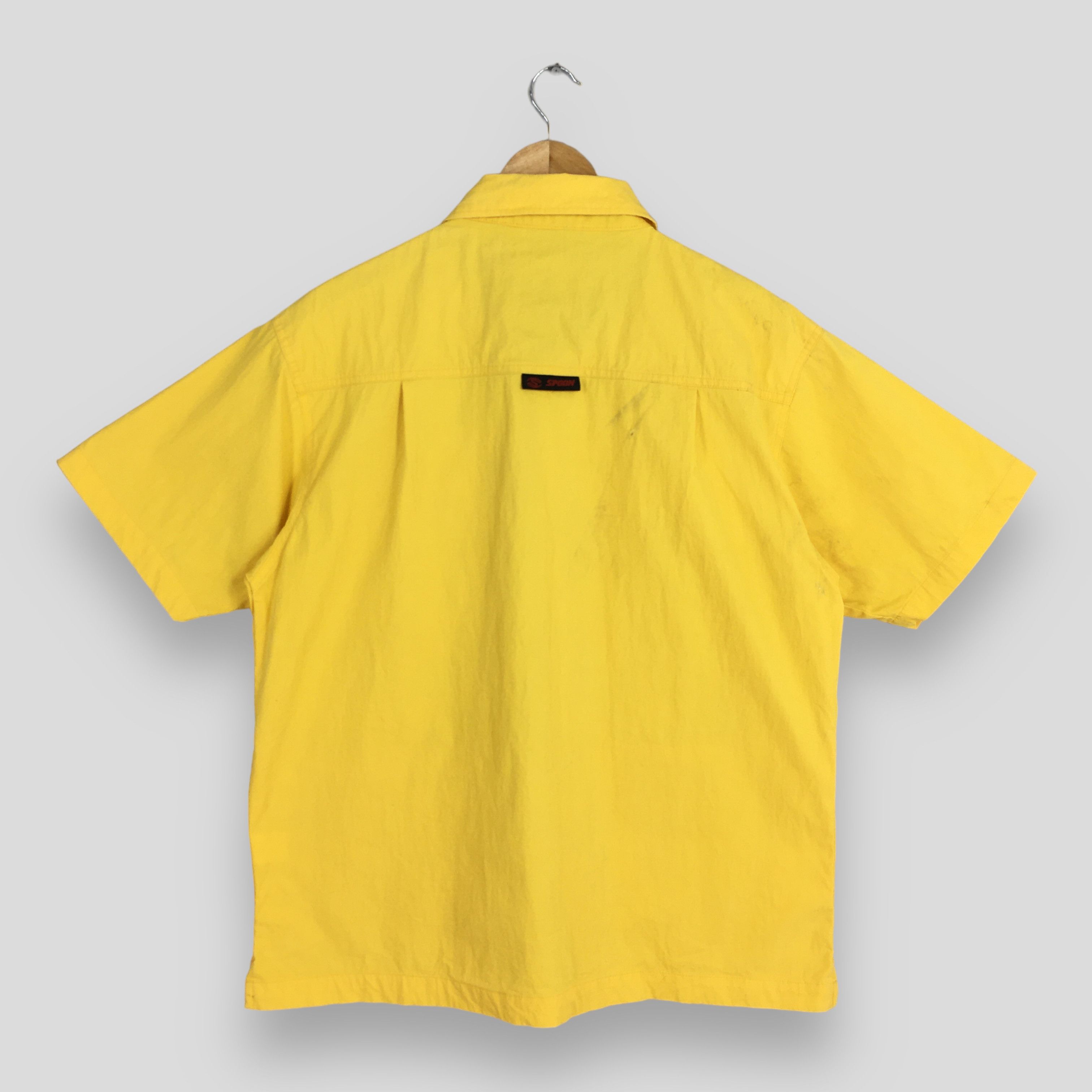 Honda × Spoon Vintage Spoon Honda Racing Team Yellow Shirt Medium Size US M / EU 48-50 / 2 - 7 Thumbnail